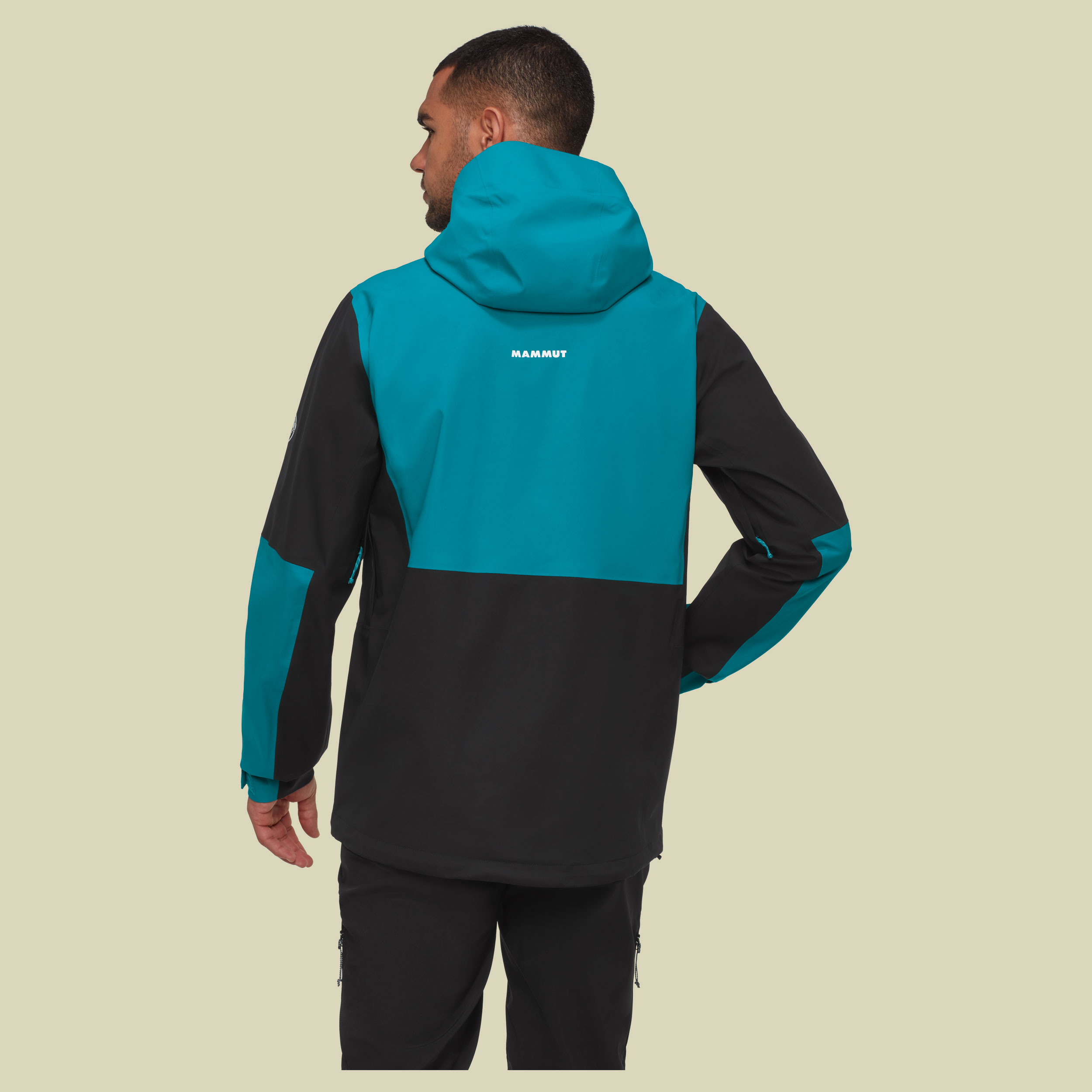 Linard Guide HS Hooded Jacket Men XXXL türkis - black-deep teal