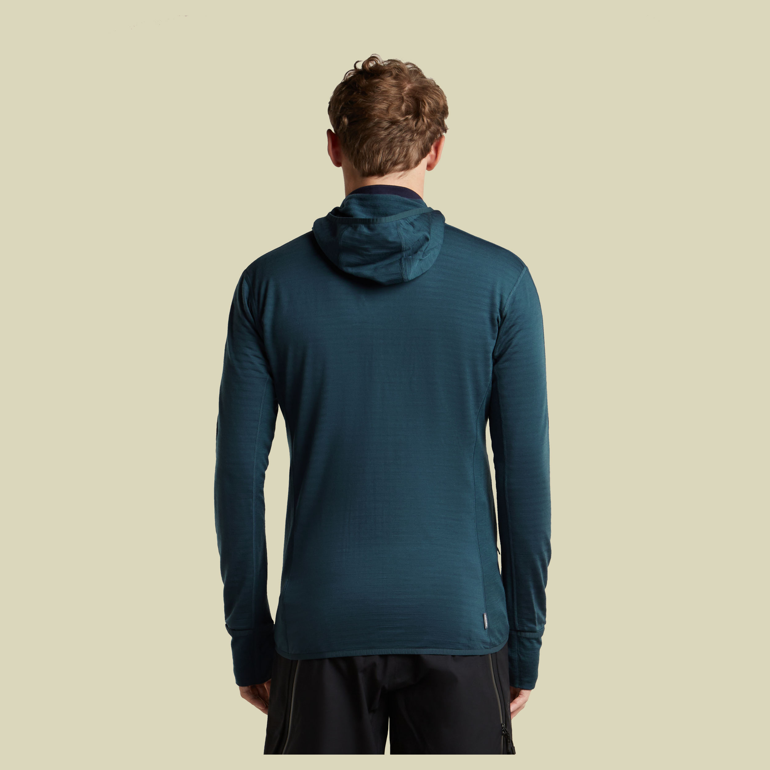 Merino 300 Realfleece Descender LS Zip Hoodie Men XL blau - abyss
