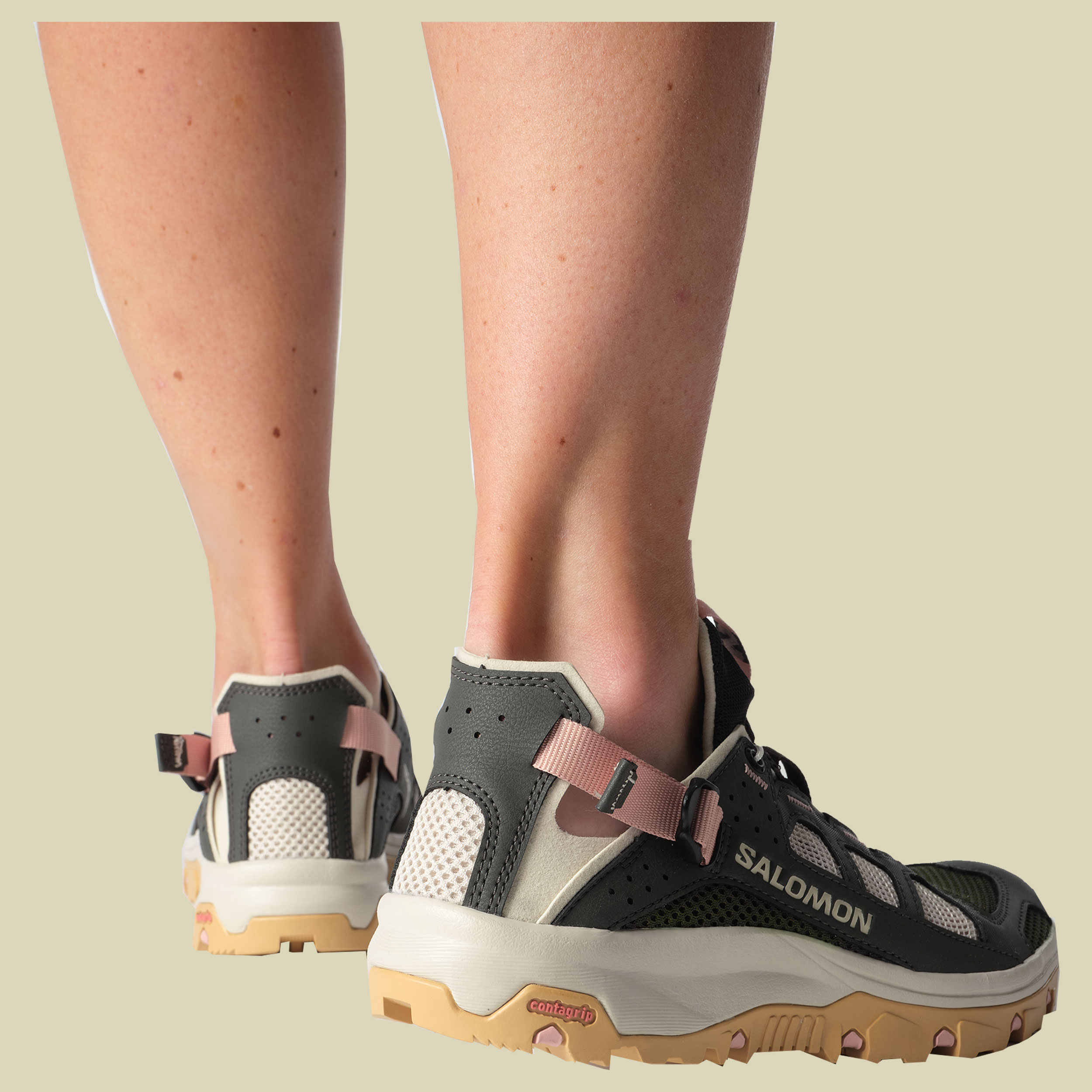 Techamphibian 5 Women grau UK 9 - Farbe peat/rainy day/hyma pink