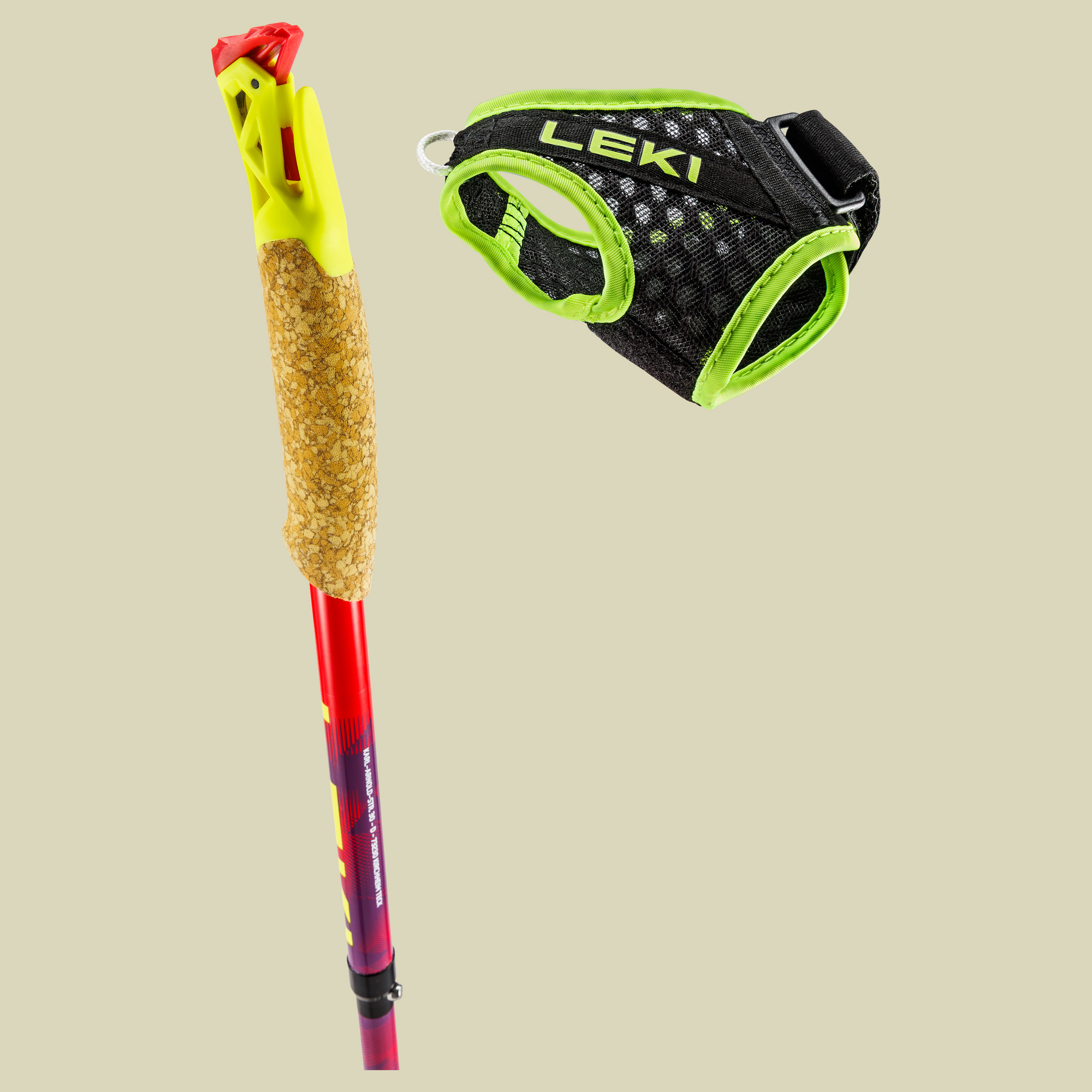 Neotrail Pro FX.One SuperLite 130 cm mehrfarbig - bright red-violet-neonyellow