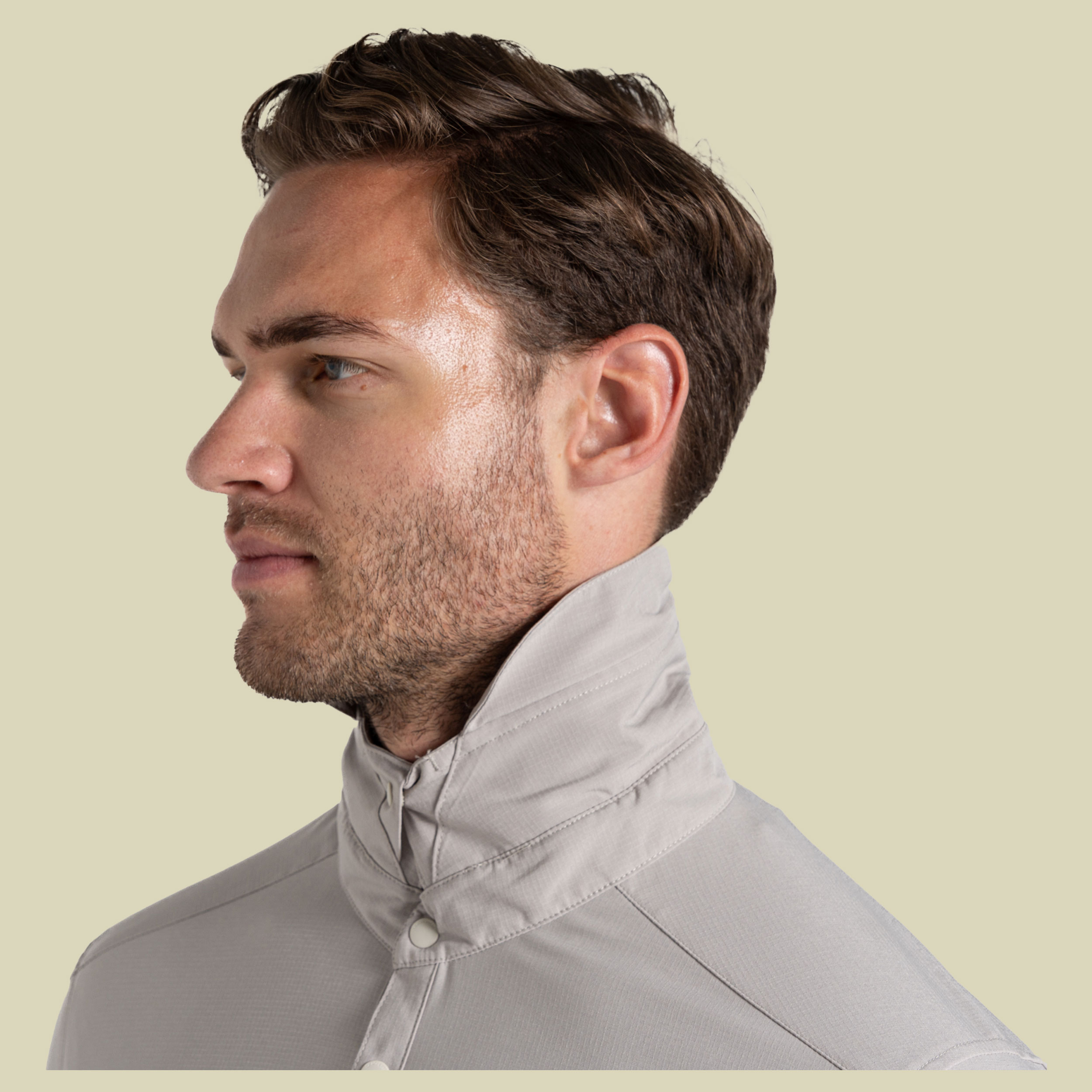 NosiLife Pro Long Sleeved Shirt V Men S beige - parchment