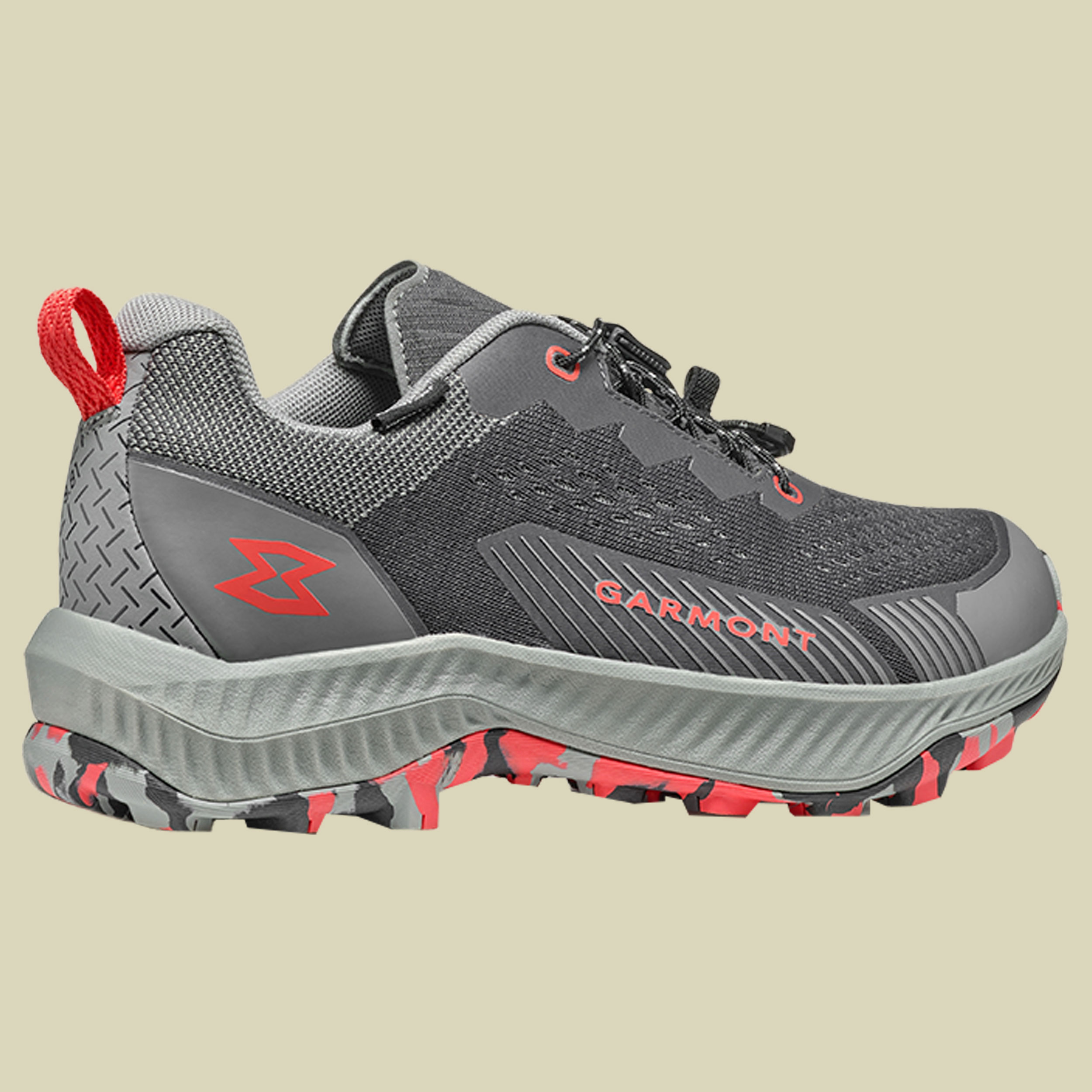 9.81 Pulse WP Women UK 5 grau - Farbe shadow grey / cayenne red