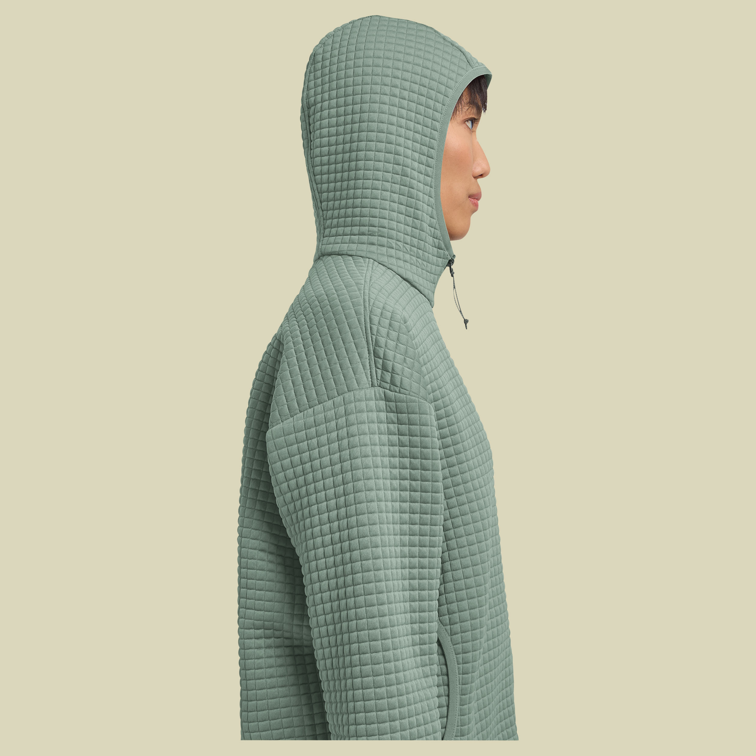 Mogari Hooded FZ Women XL grün - green zinnia