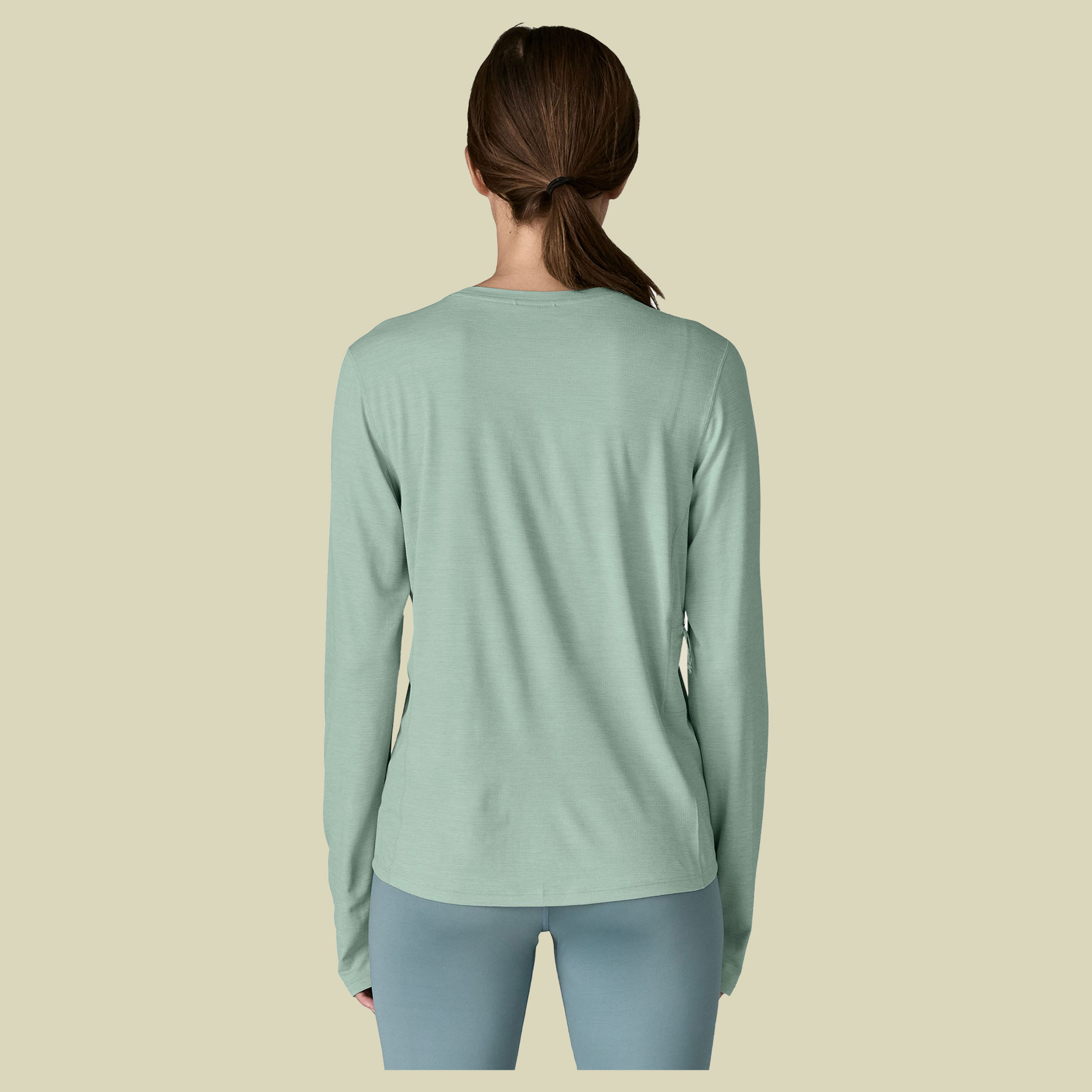 L/S Cap Cool Sun Shirt Women XL grün - noveau green-blue sage x-dye