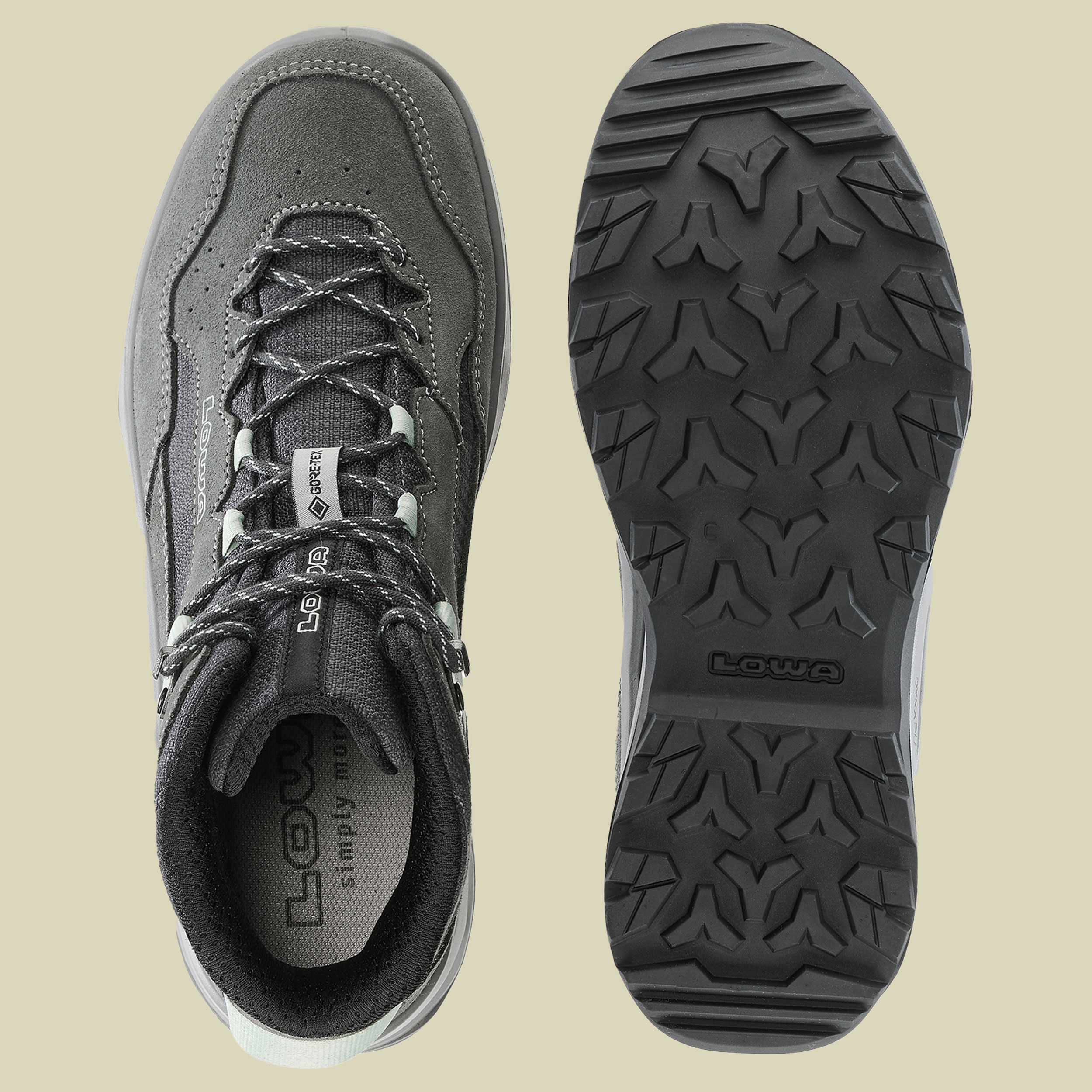 Ventierra GTX QC Women UK 8 grau - grau/rauchgrün