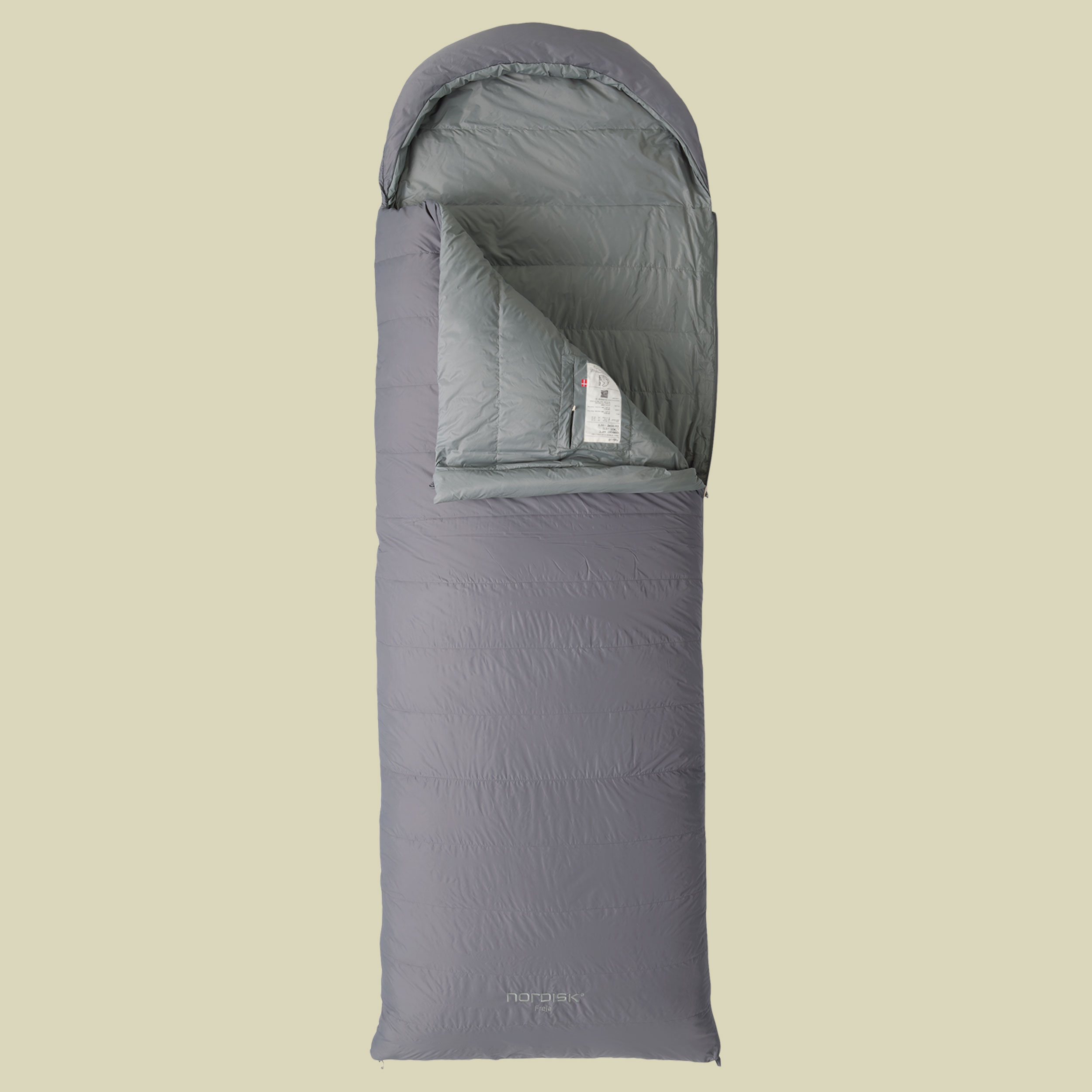 Freja ± 0° Blanket Sleeping Bag 175 cm (M)  links - silver filigree grey