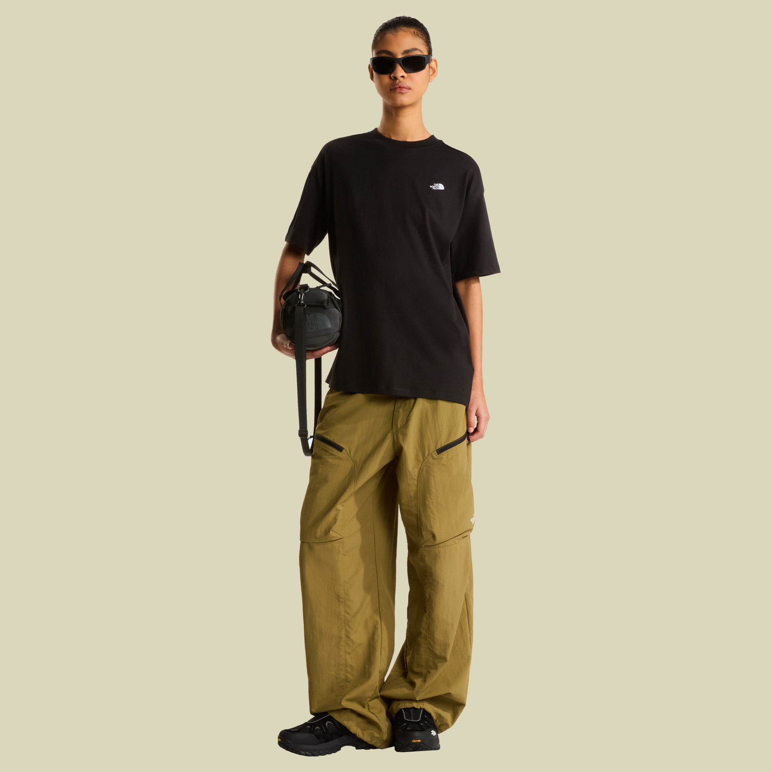 Simple Dome OS SS Tee Woman XS schwarz - Farbe TNF black
