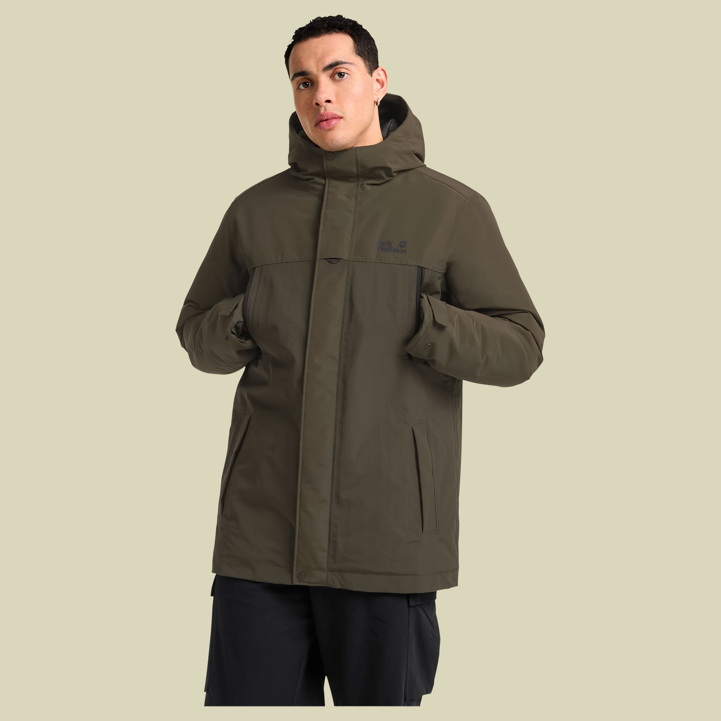 Glacier Shield Jacket Men XXL braun - obsidian moss