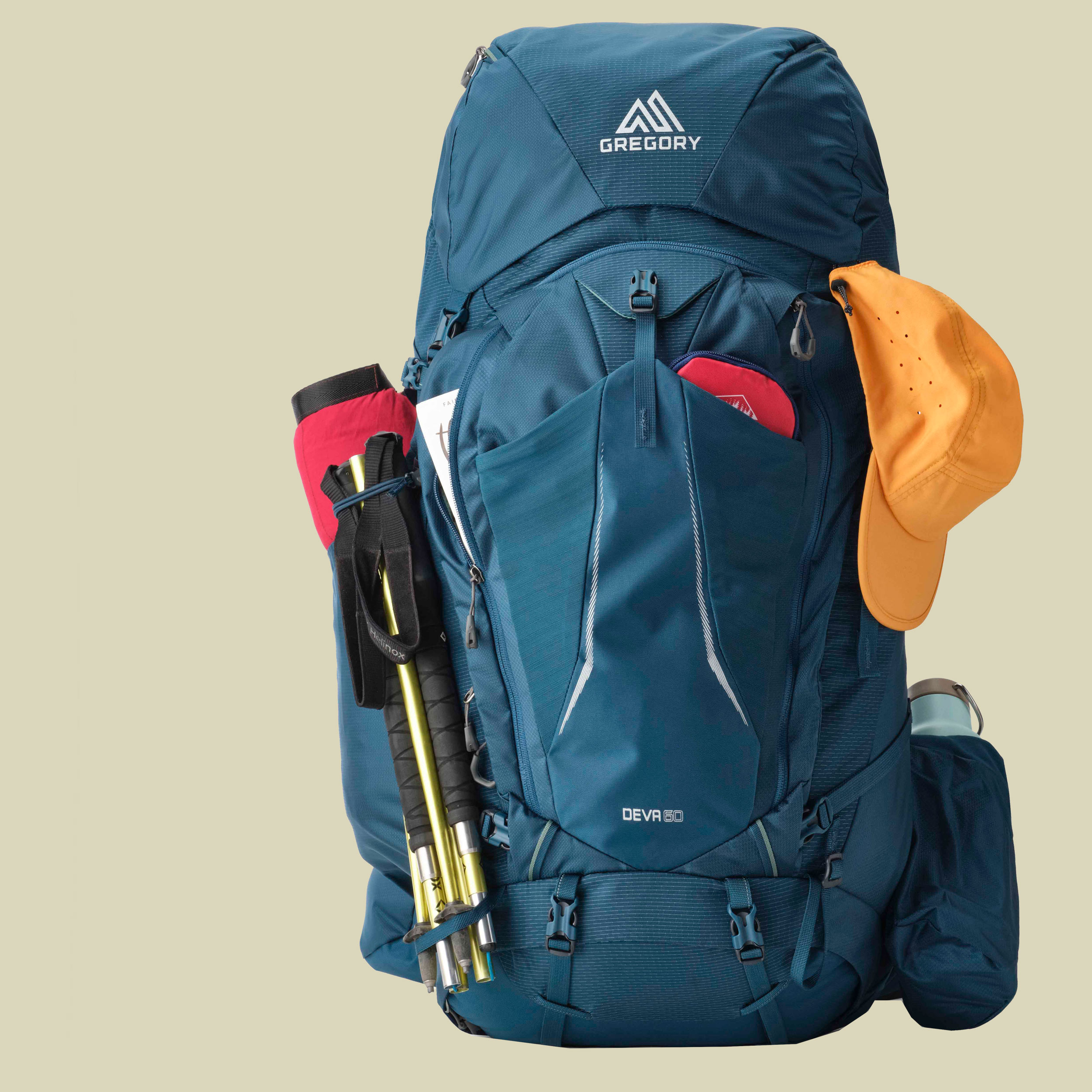 Deva 60 RC Women 60 L/Rückenlänge XS blau - mountain teal