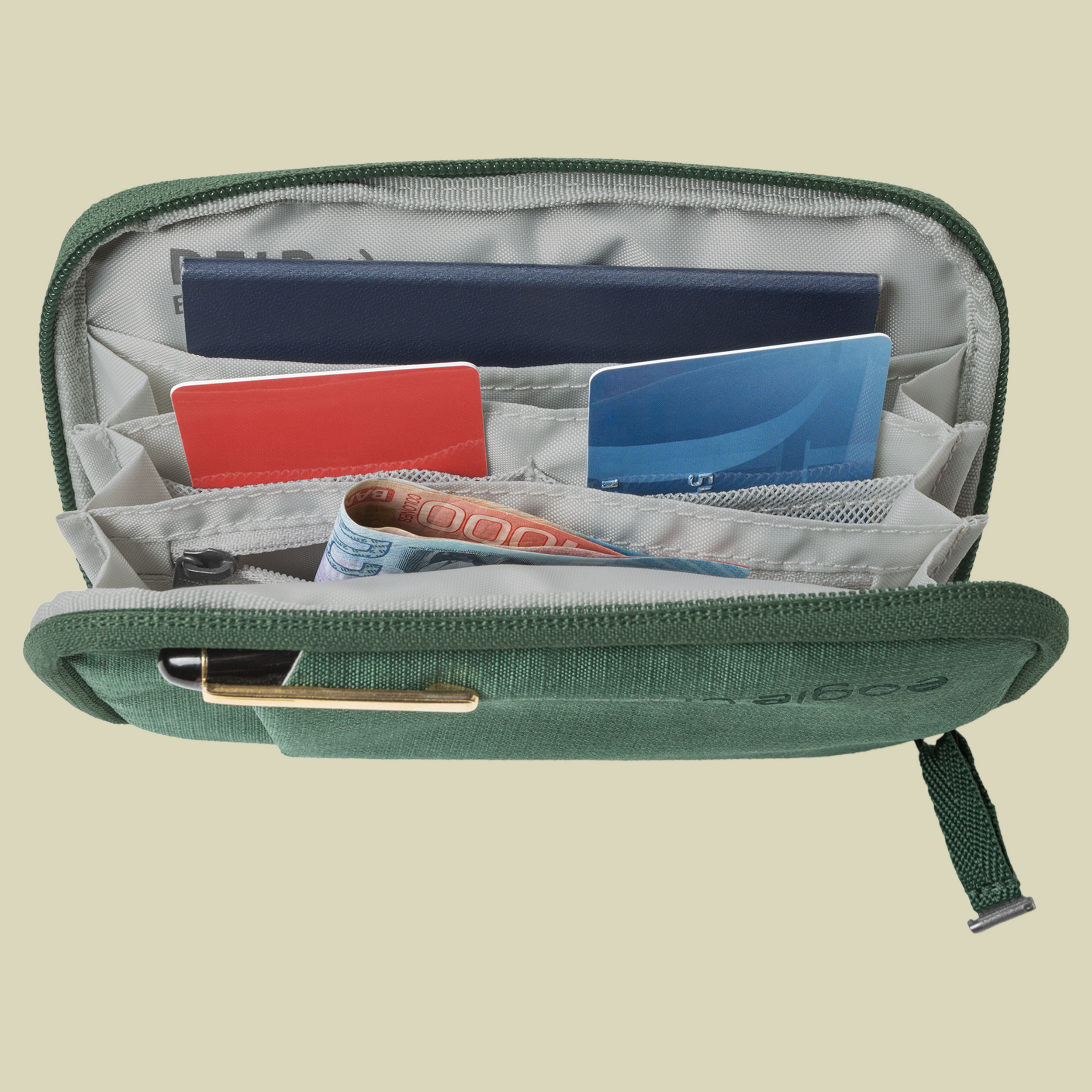 Stash RFID Passport Wallet one size grün - grass green