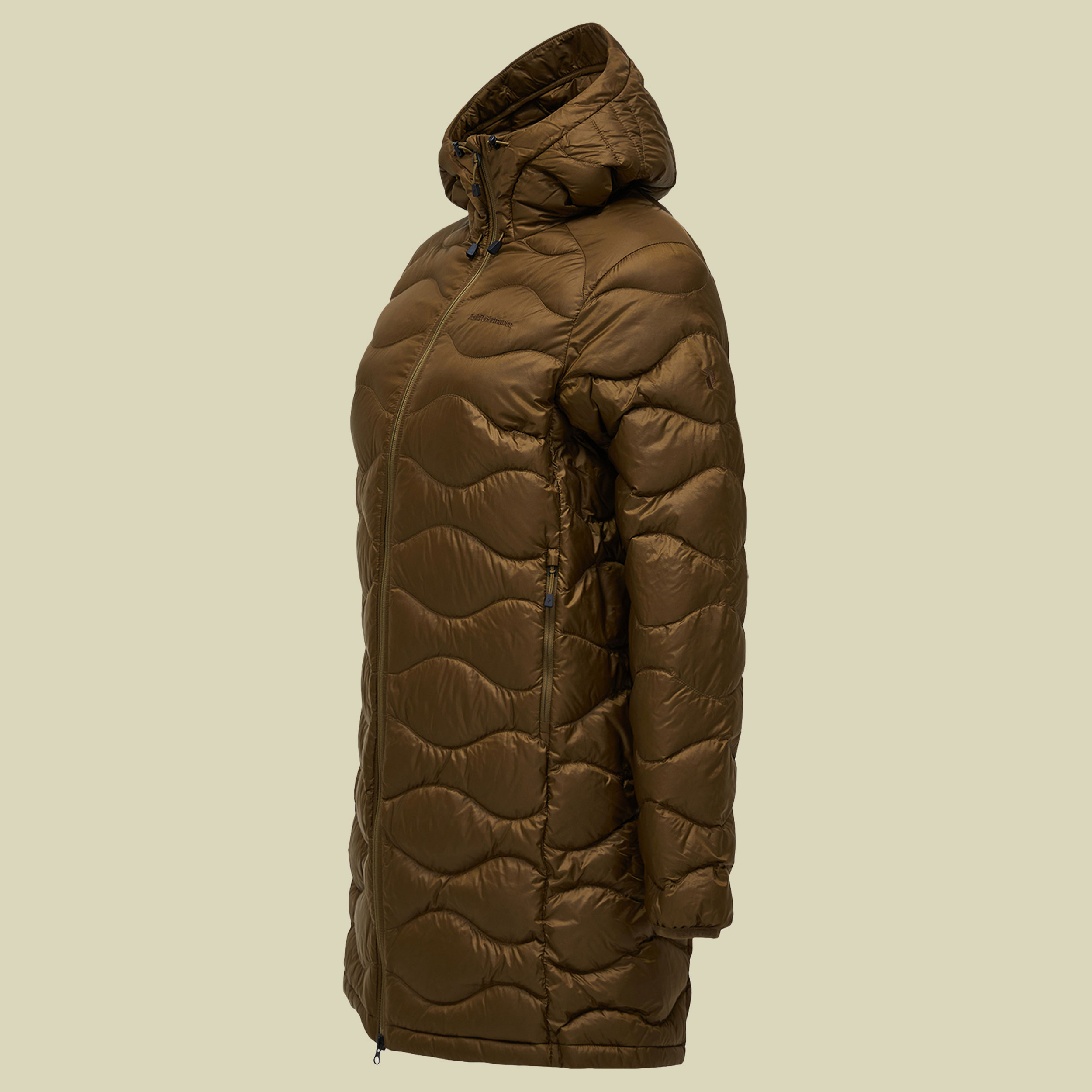 Helium Down Parka Women XS braun - meadow moss