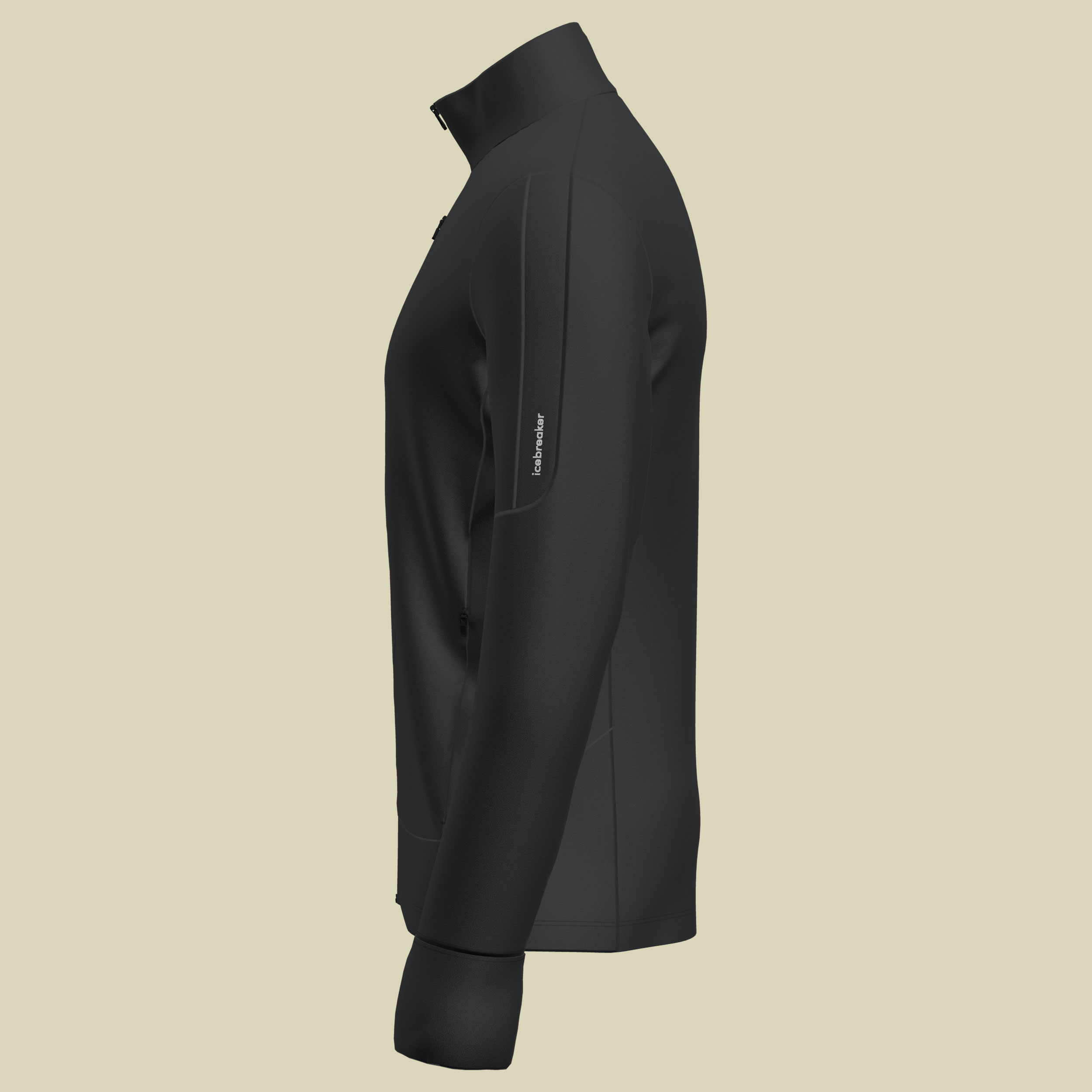 Merino 260 Quantum IV LS Zip Men XL schwarz II - black
