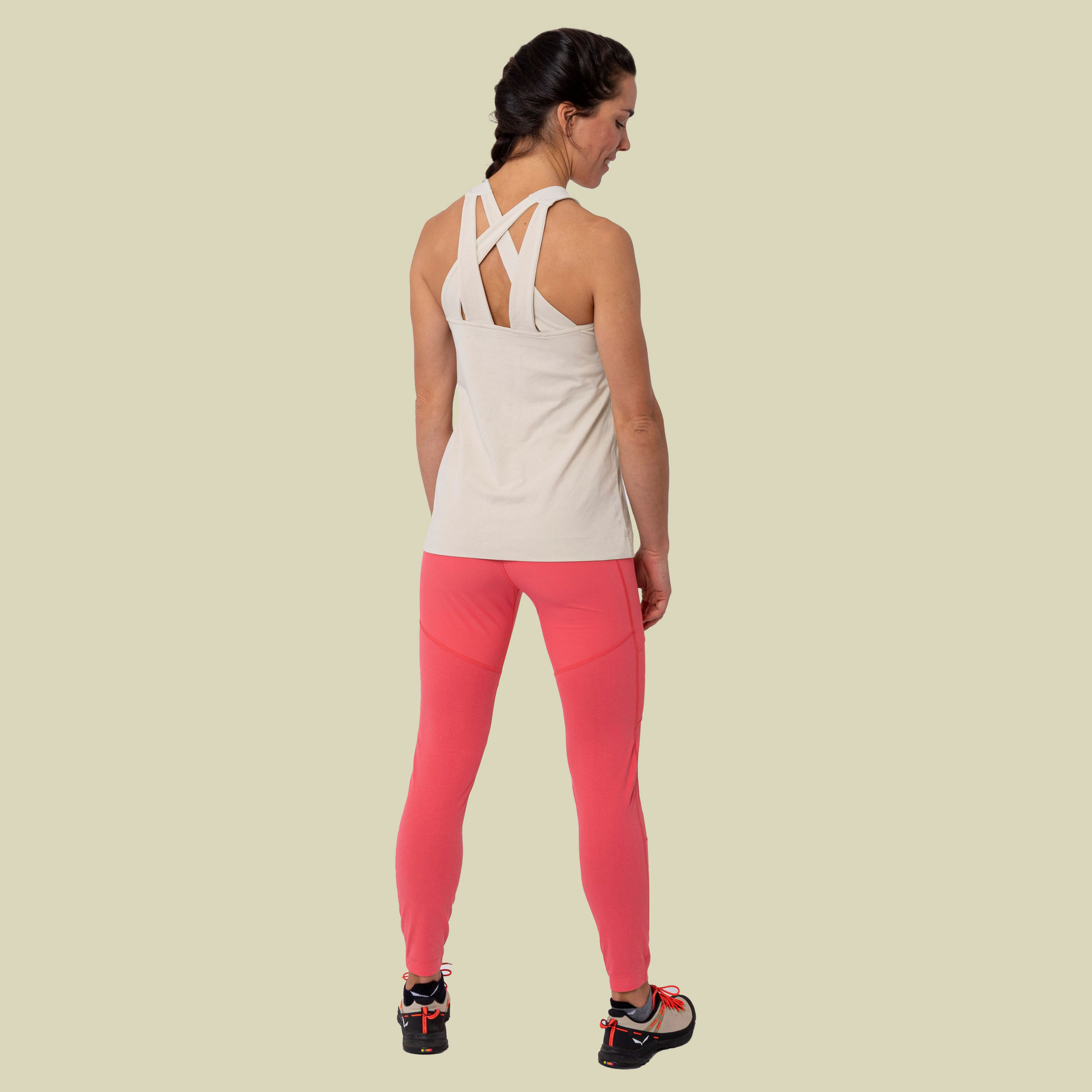 Lavaredo Hemp Tights Women Größe 40 Farbe calypso coral