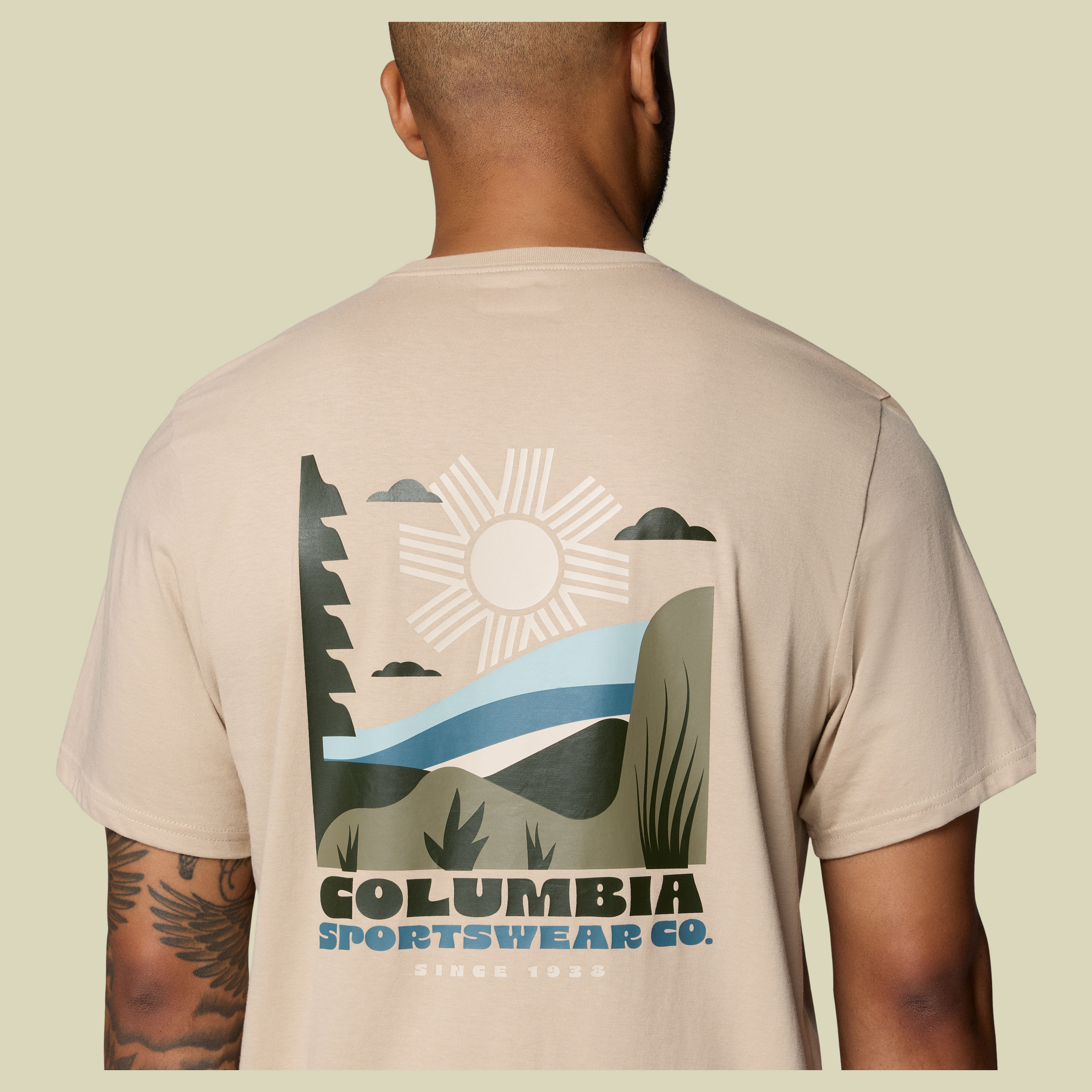 CSC Outdoor Back Graphic T-Shirt Men