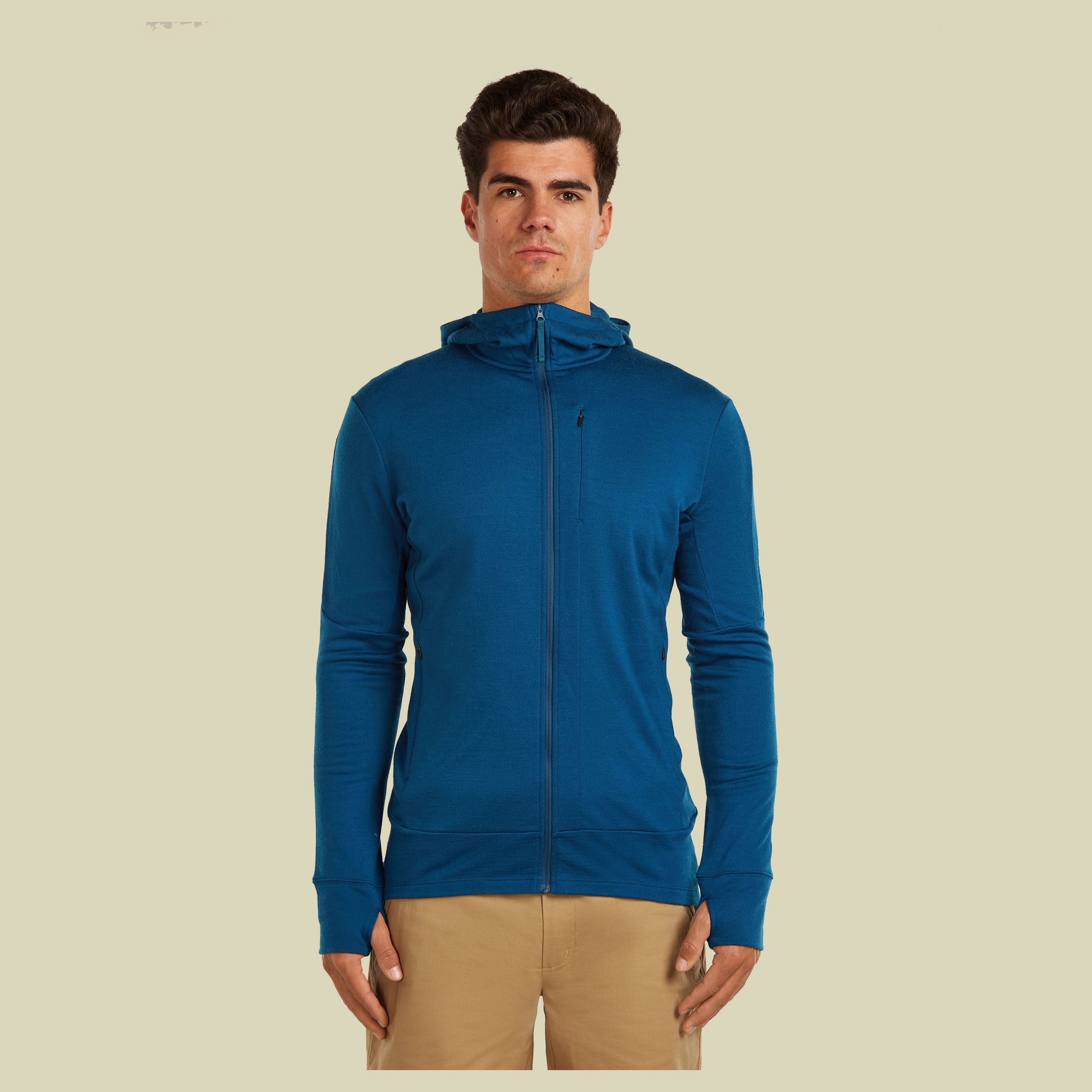 Merino 260 Quantum IV LS Zip Hoodie Men XL atlantis