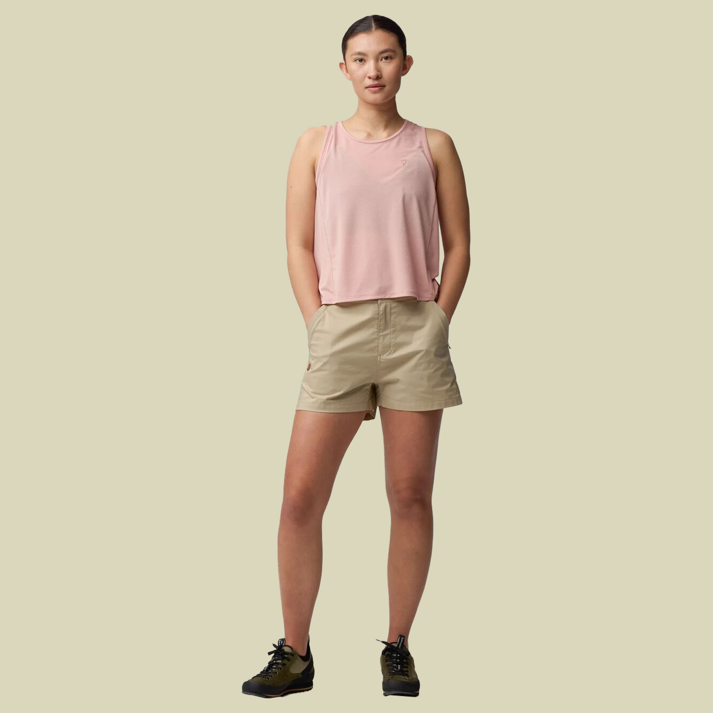Abisko Hike Shorts Women 38 braun - fossil
