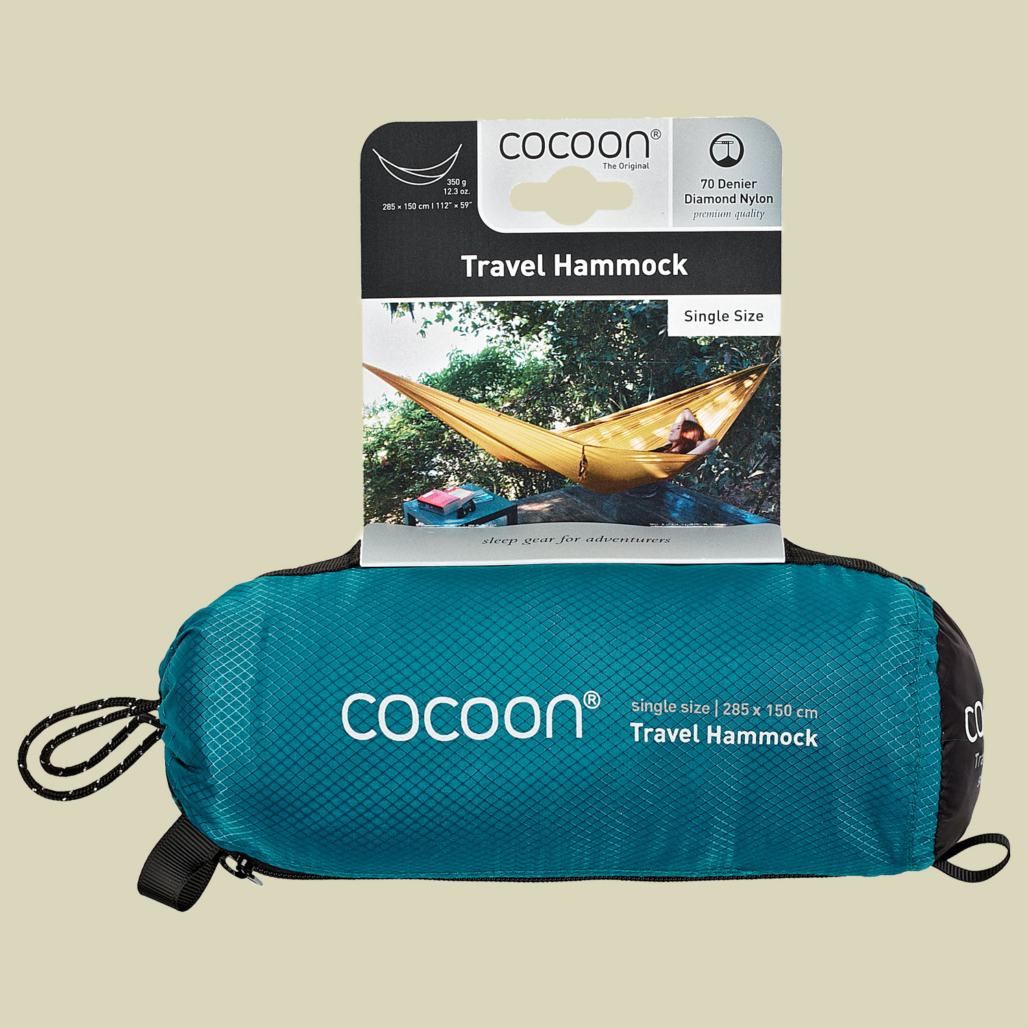 Travel Hammock island green onesize