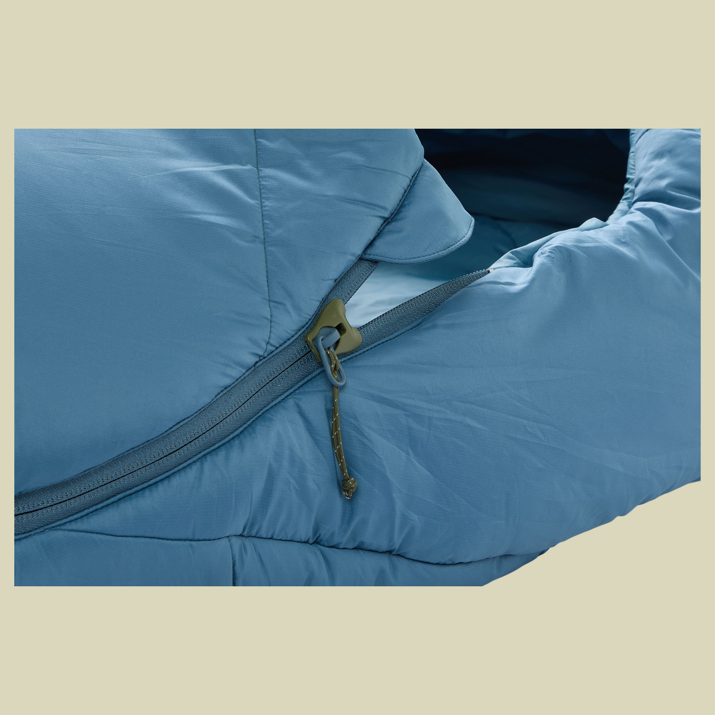 Bjarni 0 Grad Wide Mummy Sleeping Bag 205 cm links - aegan blue XL