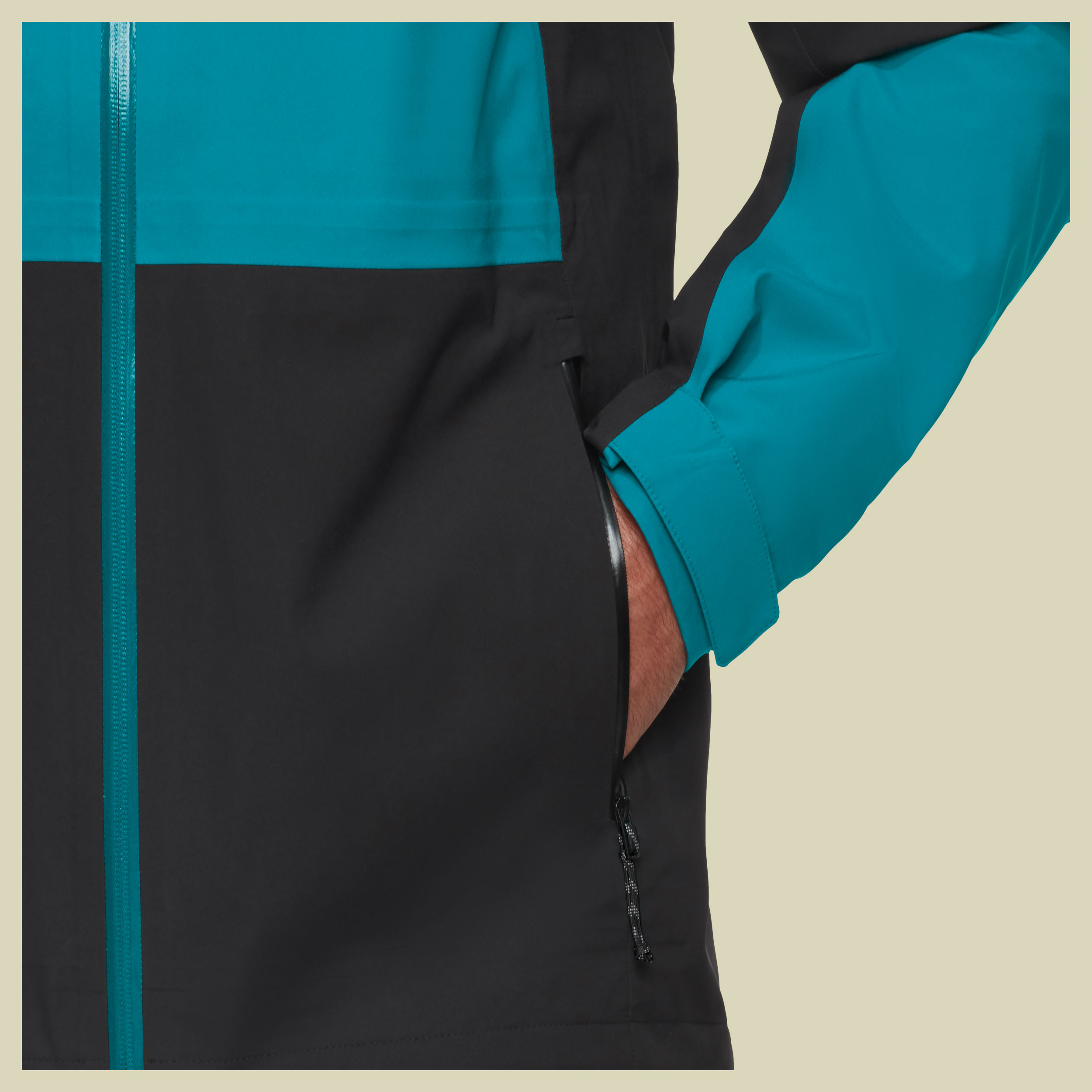 Linard Guide HS Hooded Jacket Men XXXL türkis - black-deep teal