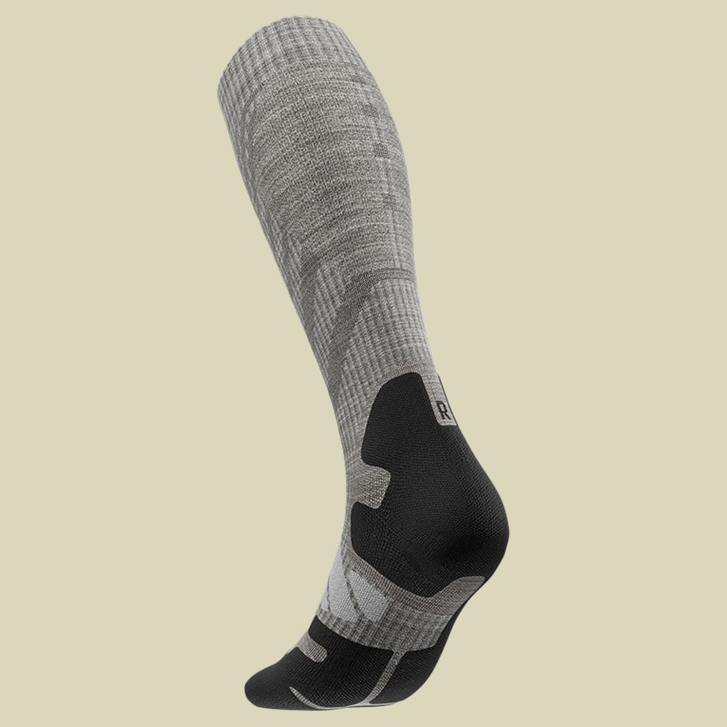 Outdoor Merino Compression Socks Women 39-42 L grau - stone grey