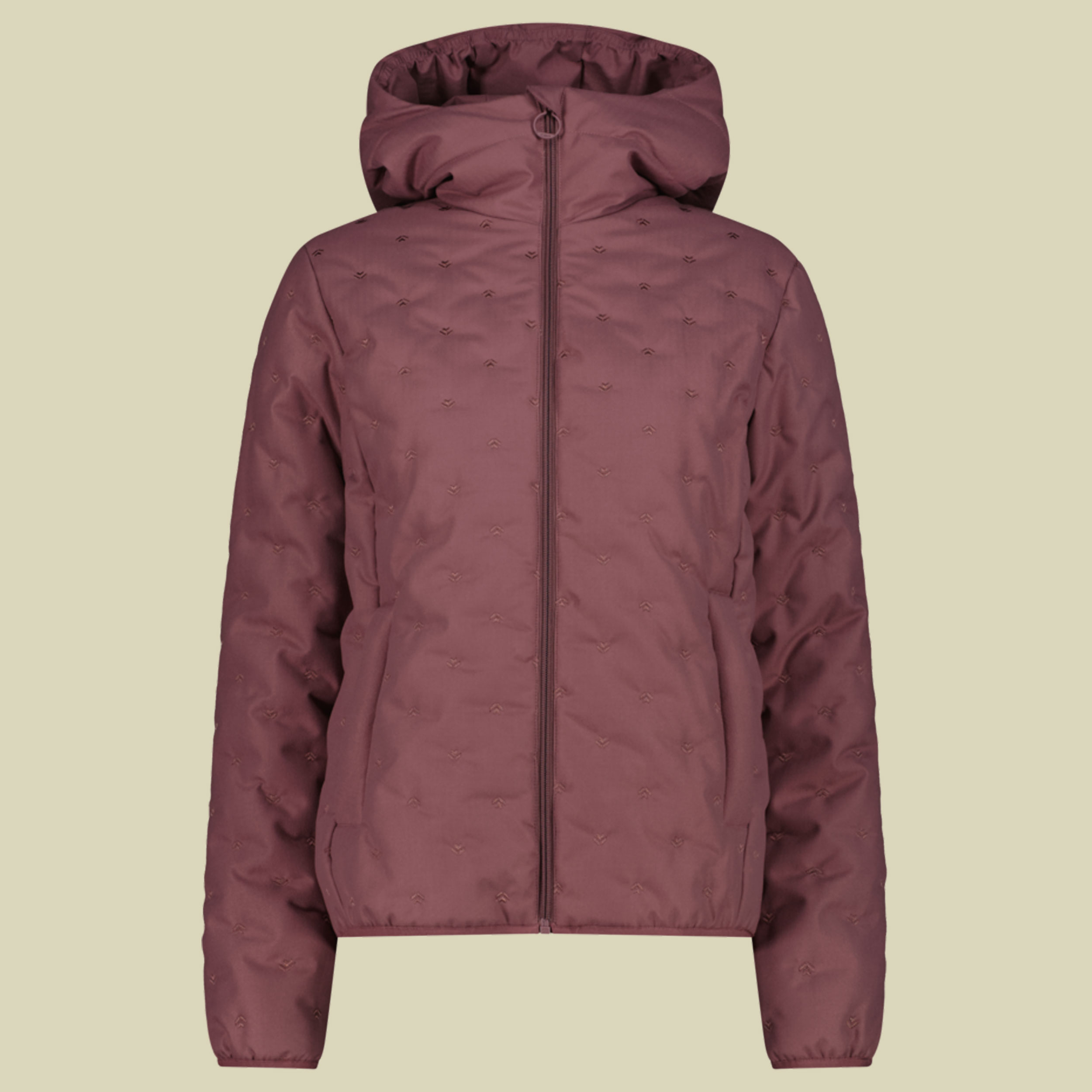 Jacket Fix Hood Melange Women 36K2386 44 rosa - malva melange
