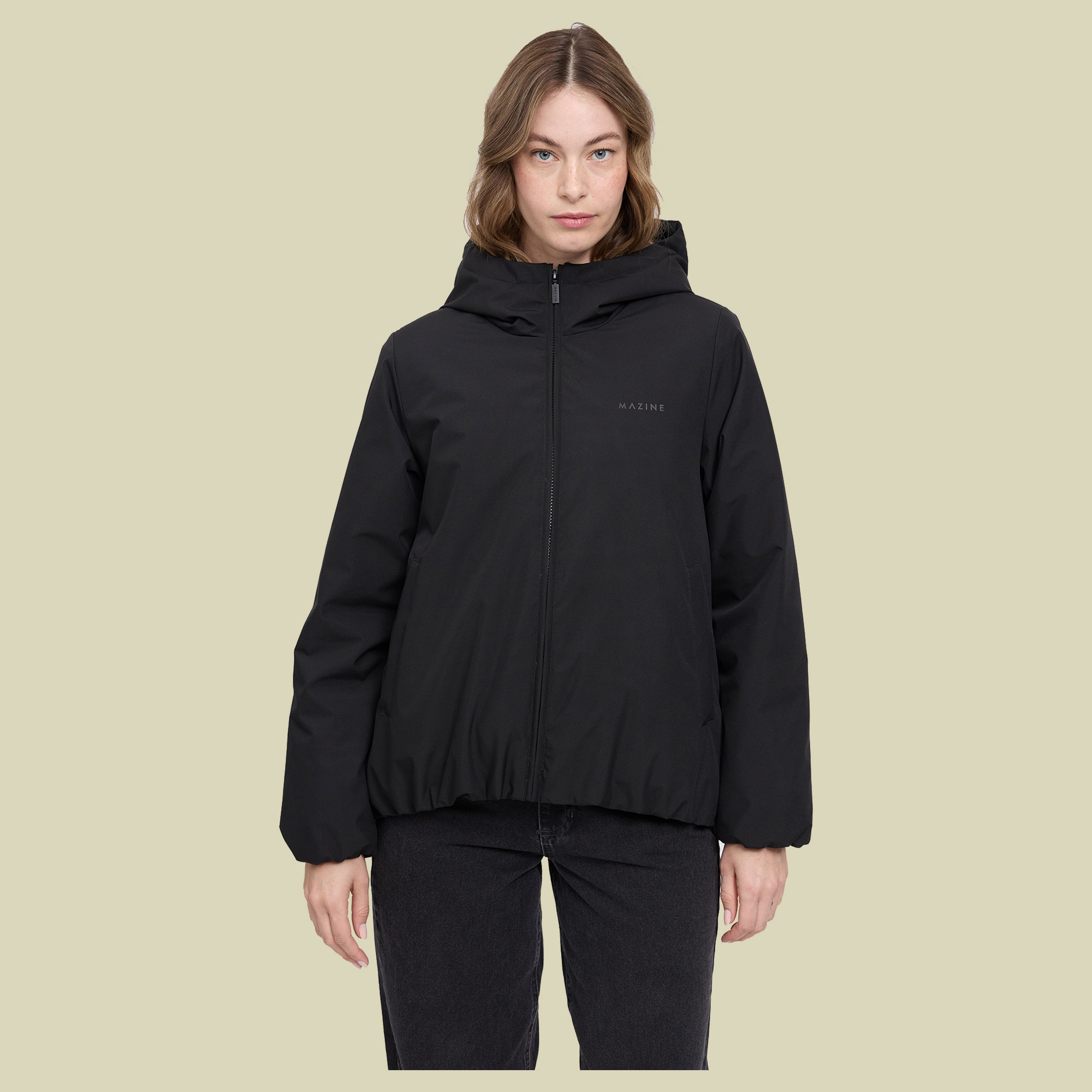 Basic Padded Jacket Women XS schwarz1 - black