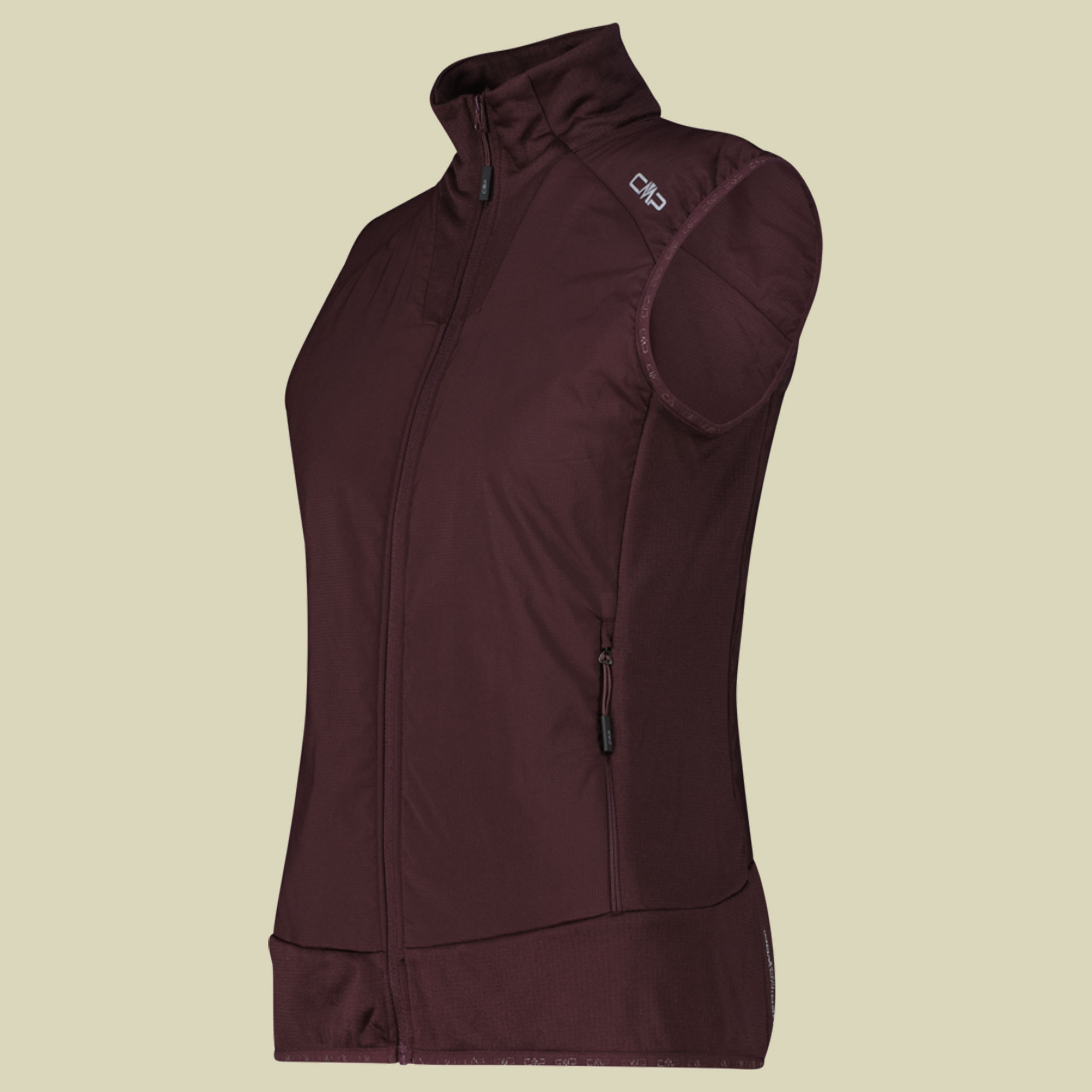 Vest Hybrid Women 36G1376 44 rot - black berry