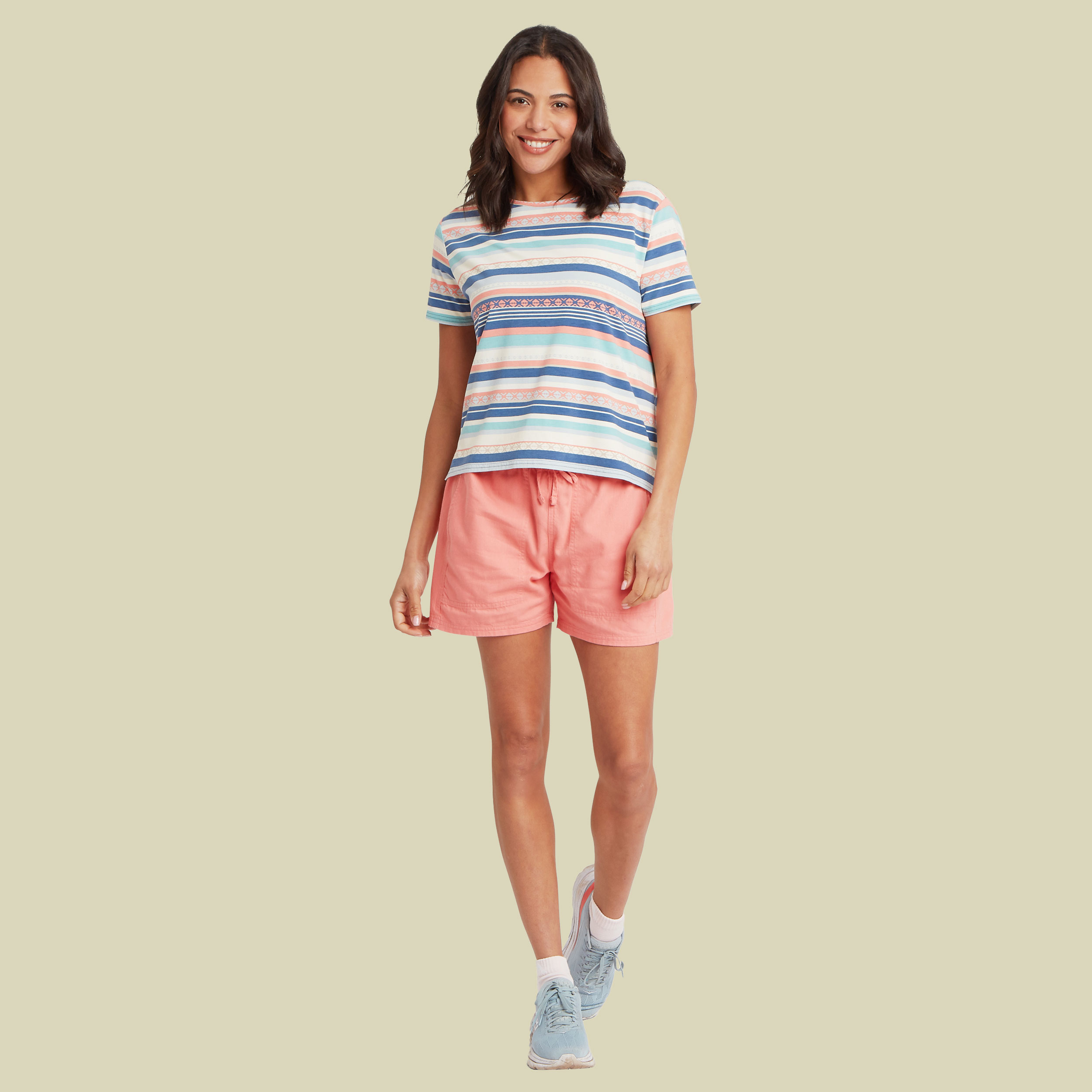 Nehha Relaxed Tee XL mehrfarbig 2 - Farbe seaport indreni