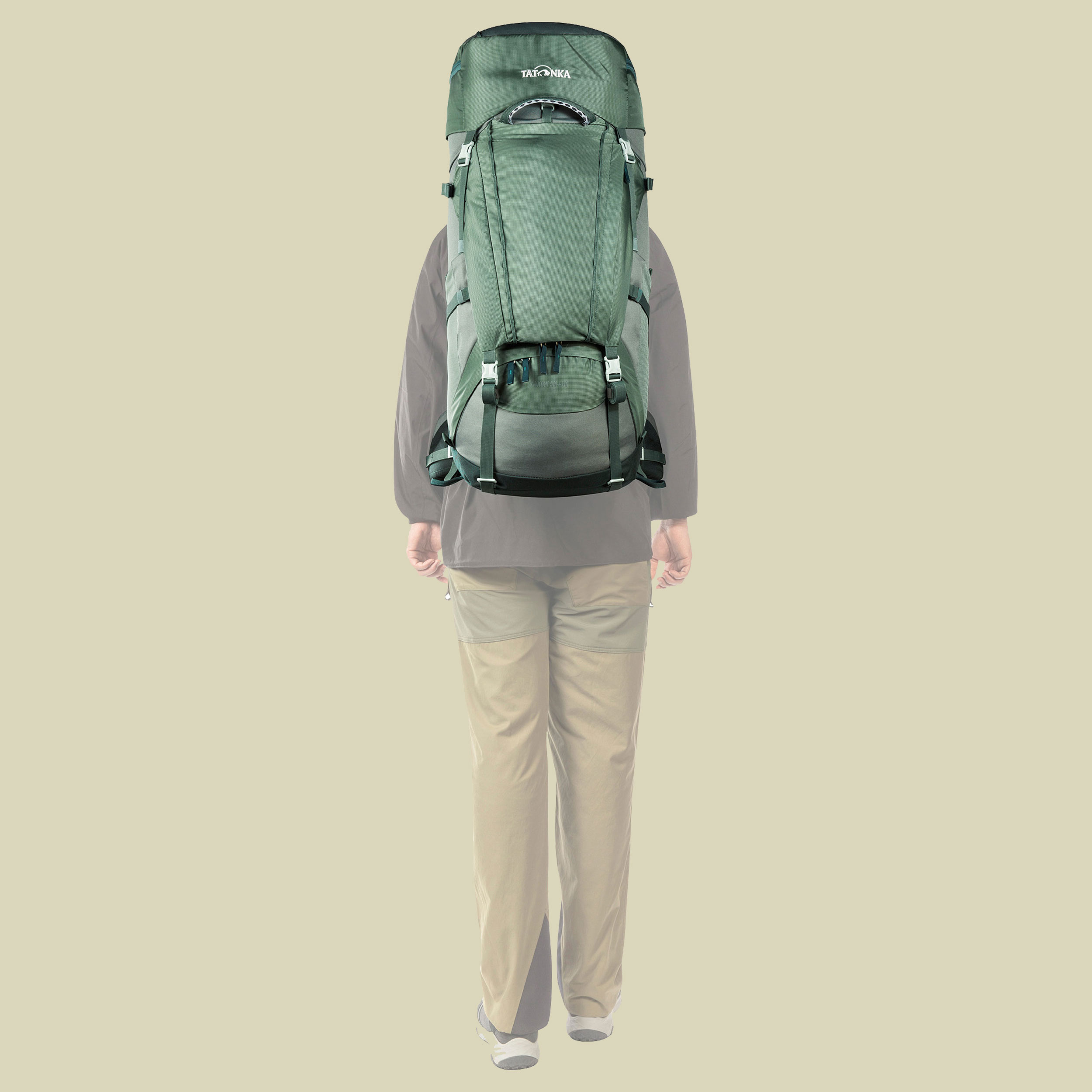 Yukon 50+10 grün 50 L + 10 L - Farbe sage green