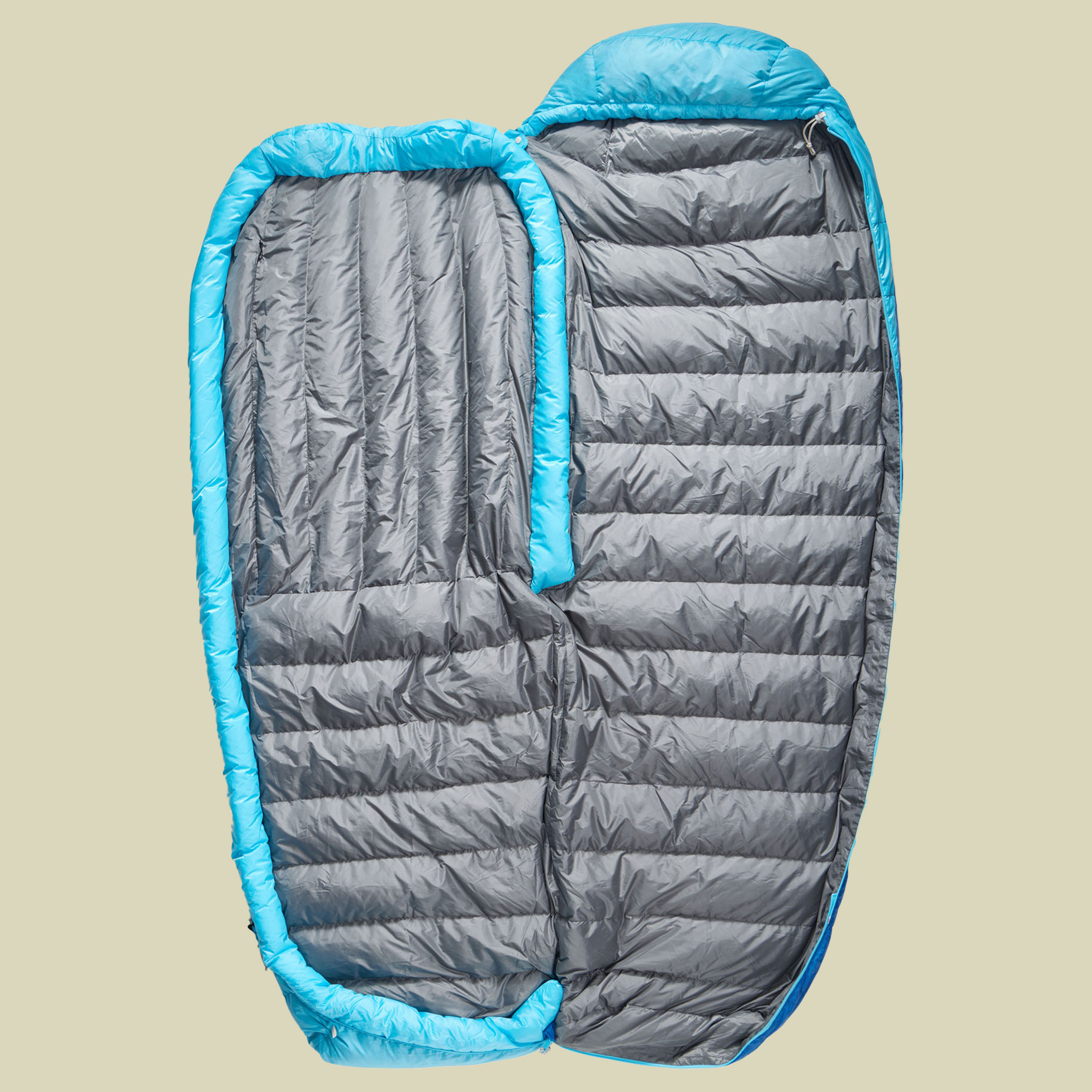 Trek -1C Down Sleeping Bag 198 cm long blau snorkel blue