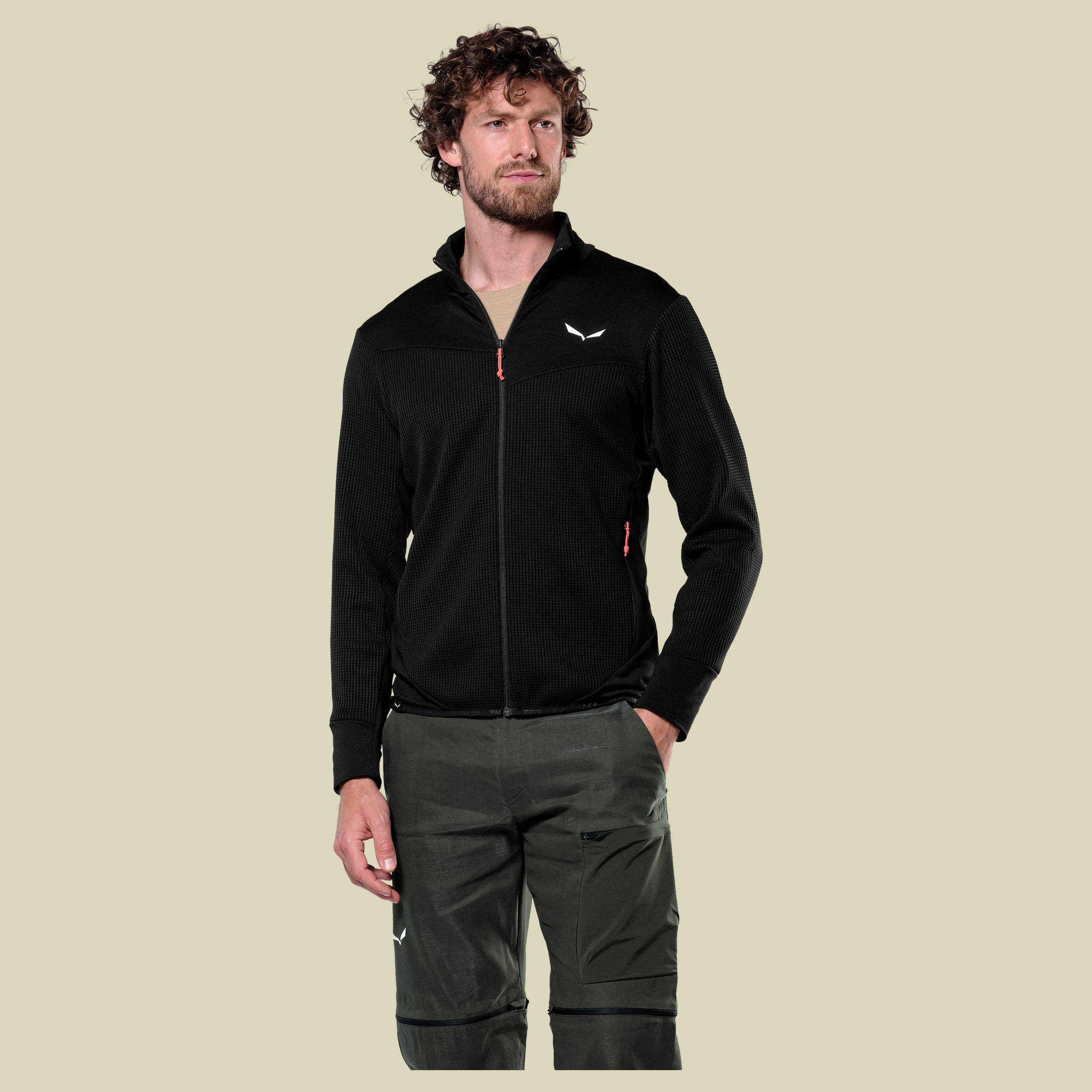 PUEZ Waffle Hyb PL Jacket Men schwarz S - black out