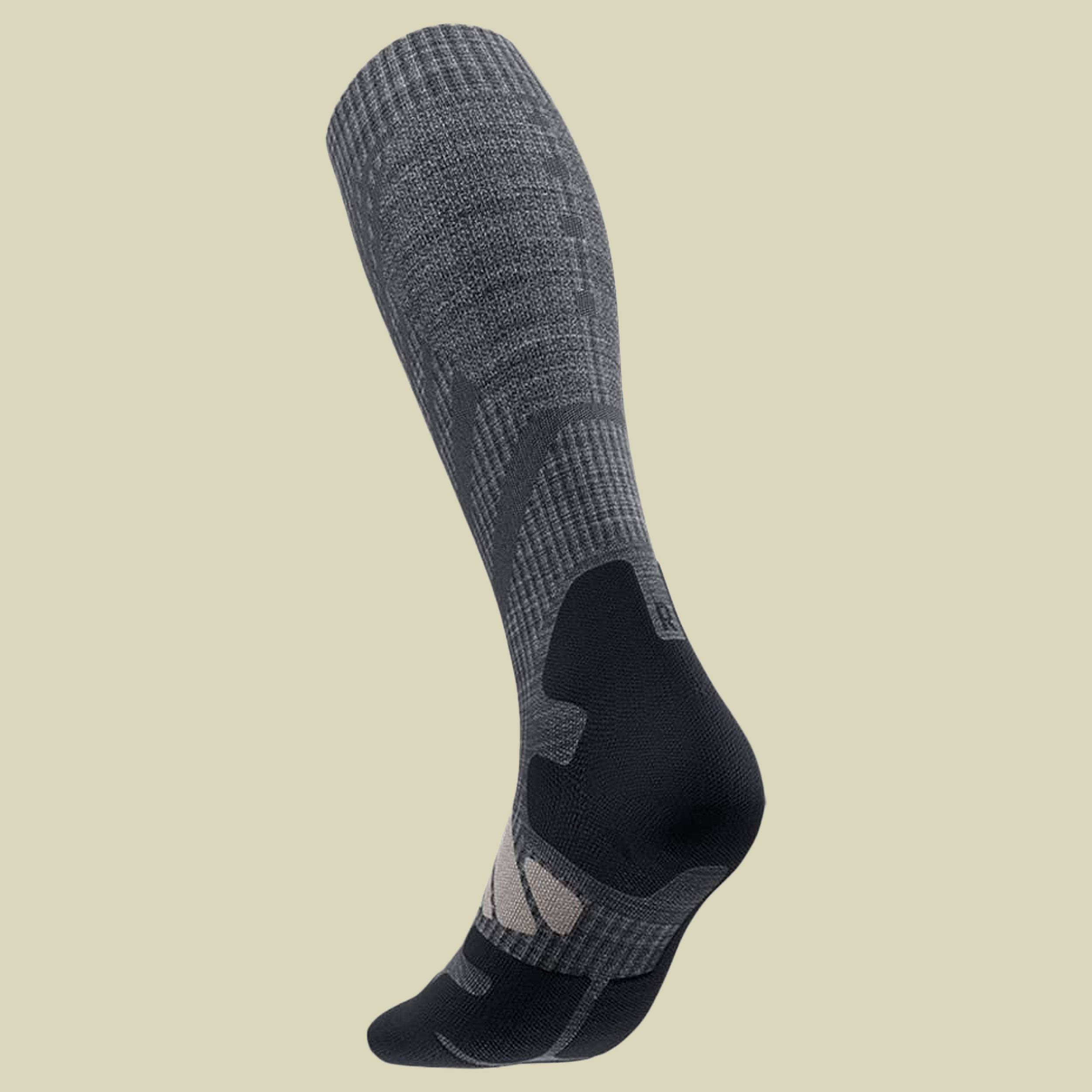 Outdoor Merino Compression Socks Men 42-45 M grau - lava grey