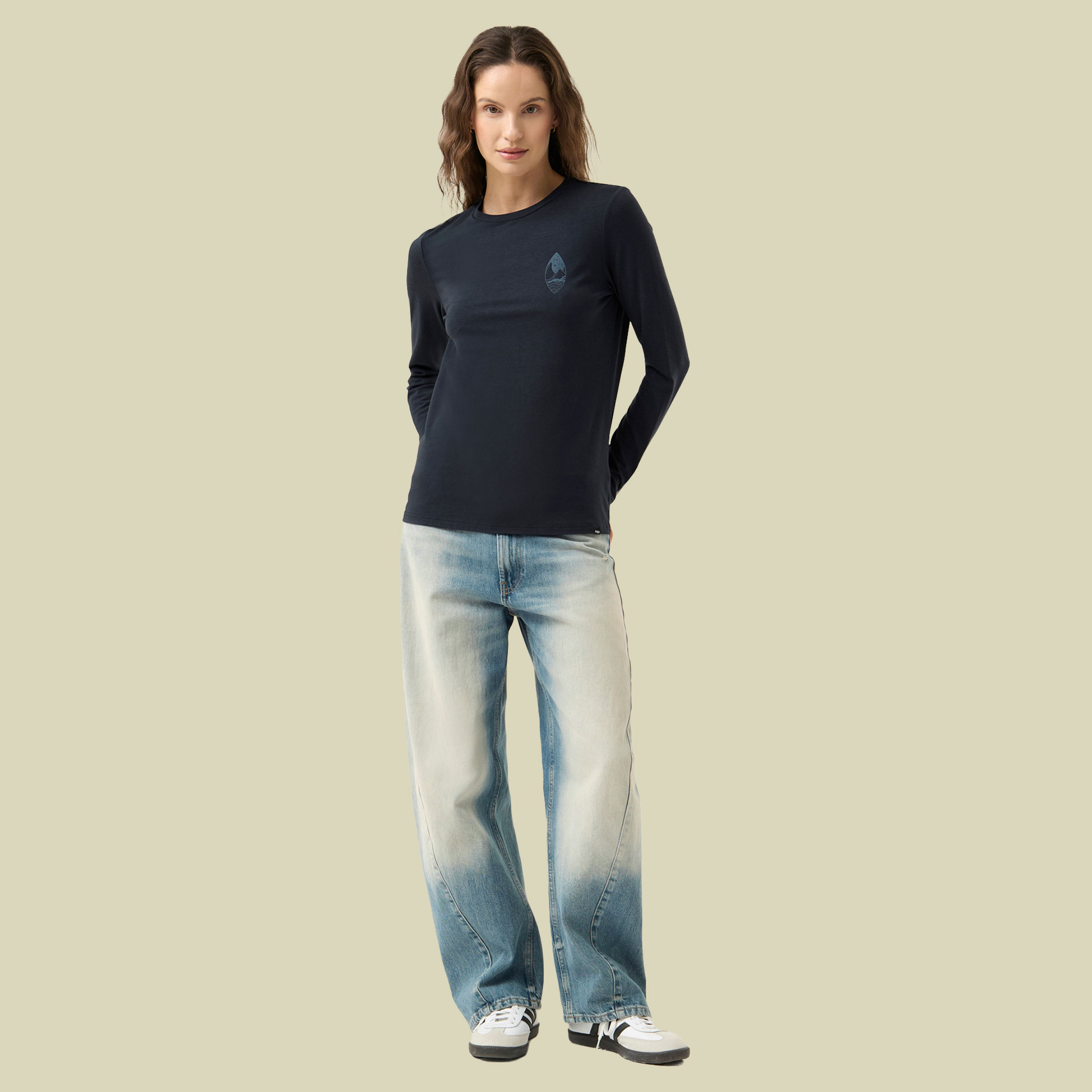 Paria Longsleeve Bamboo Women XXL blau - navy/blue