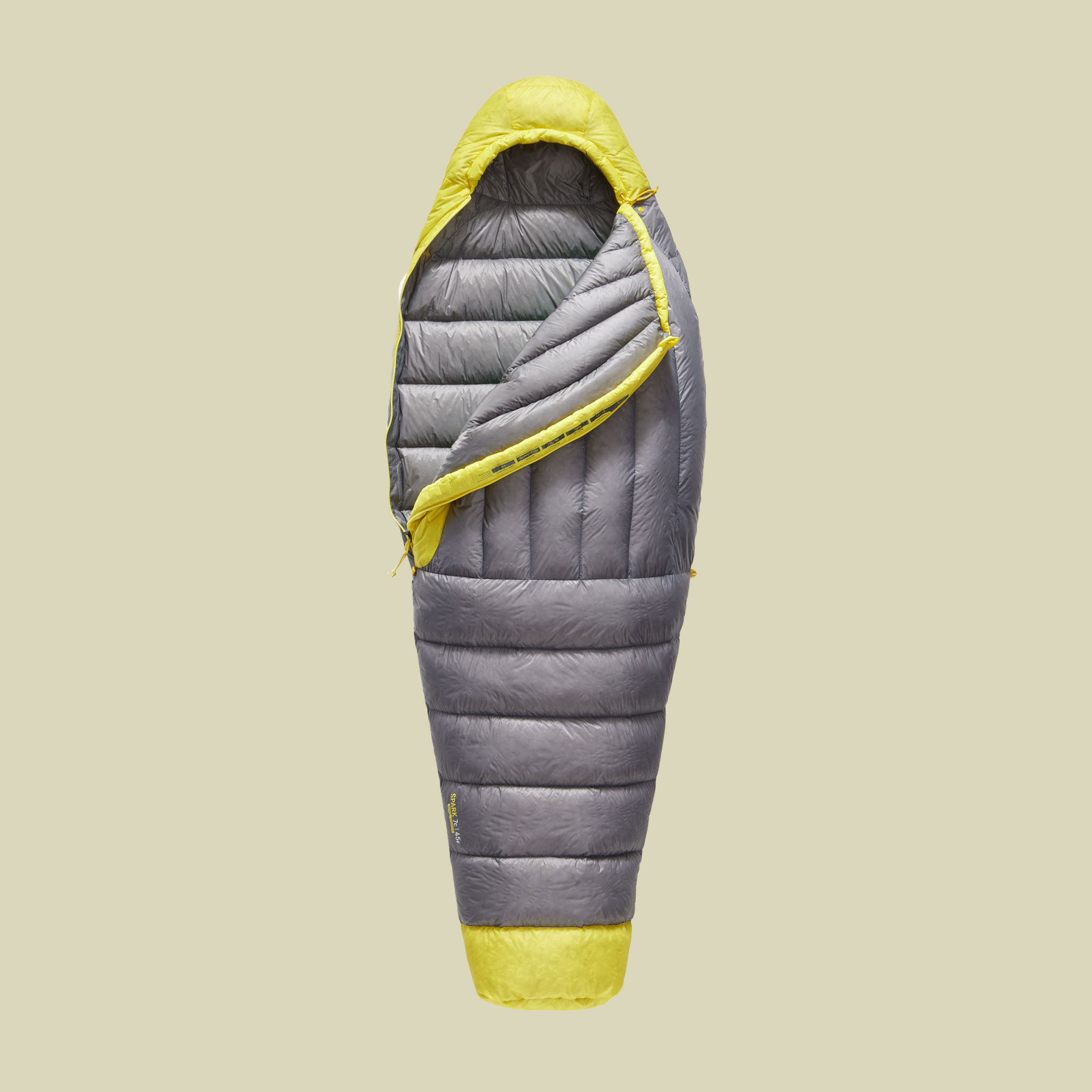 Spark Women´s Down Sleeping Bag -9C 170 cm grau - Farbe pewter grey