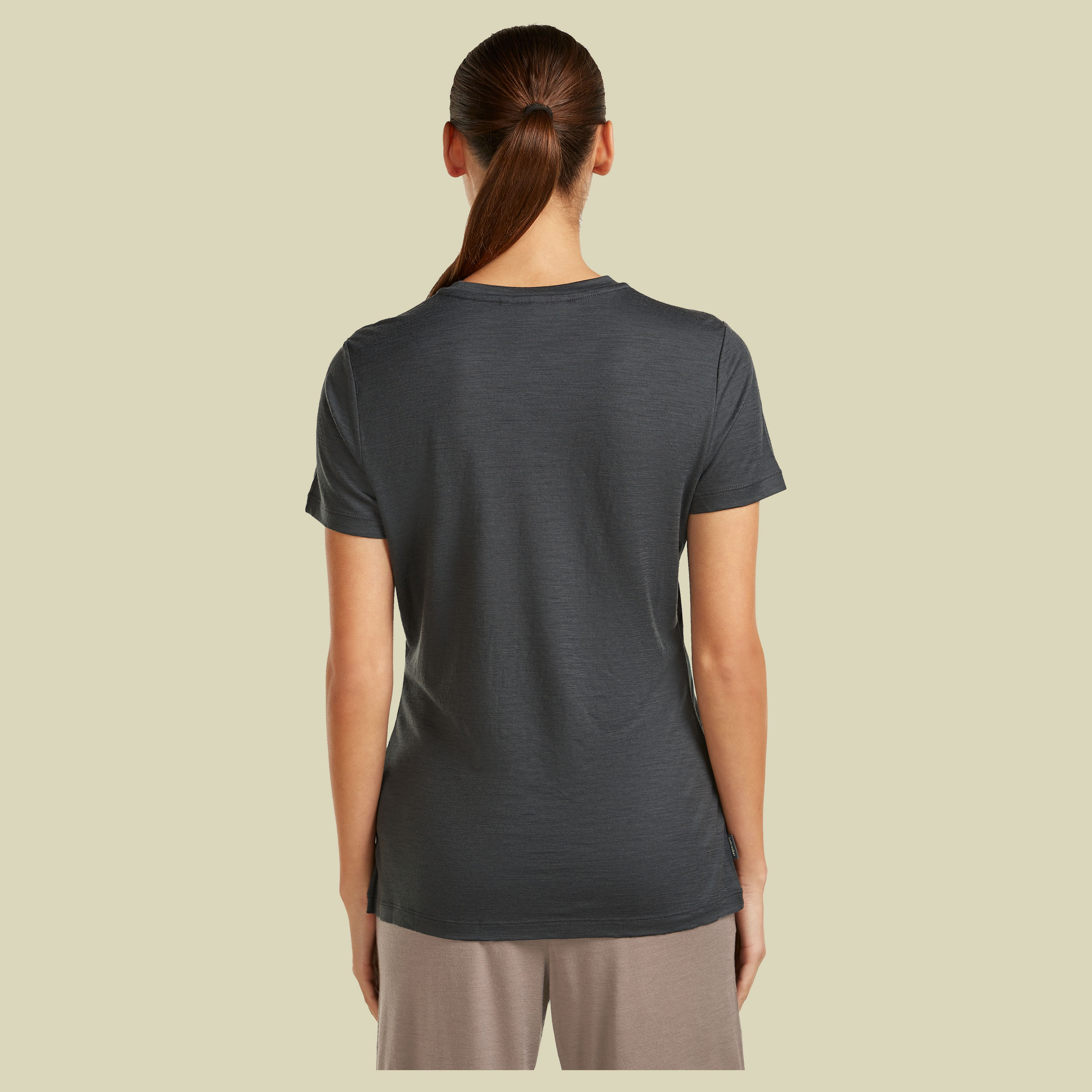 Merino 150 Tech Lite SS Tee Sparkling Stars Women XL grau - obsidian