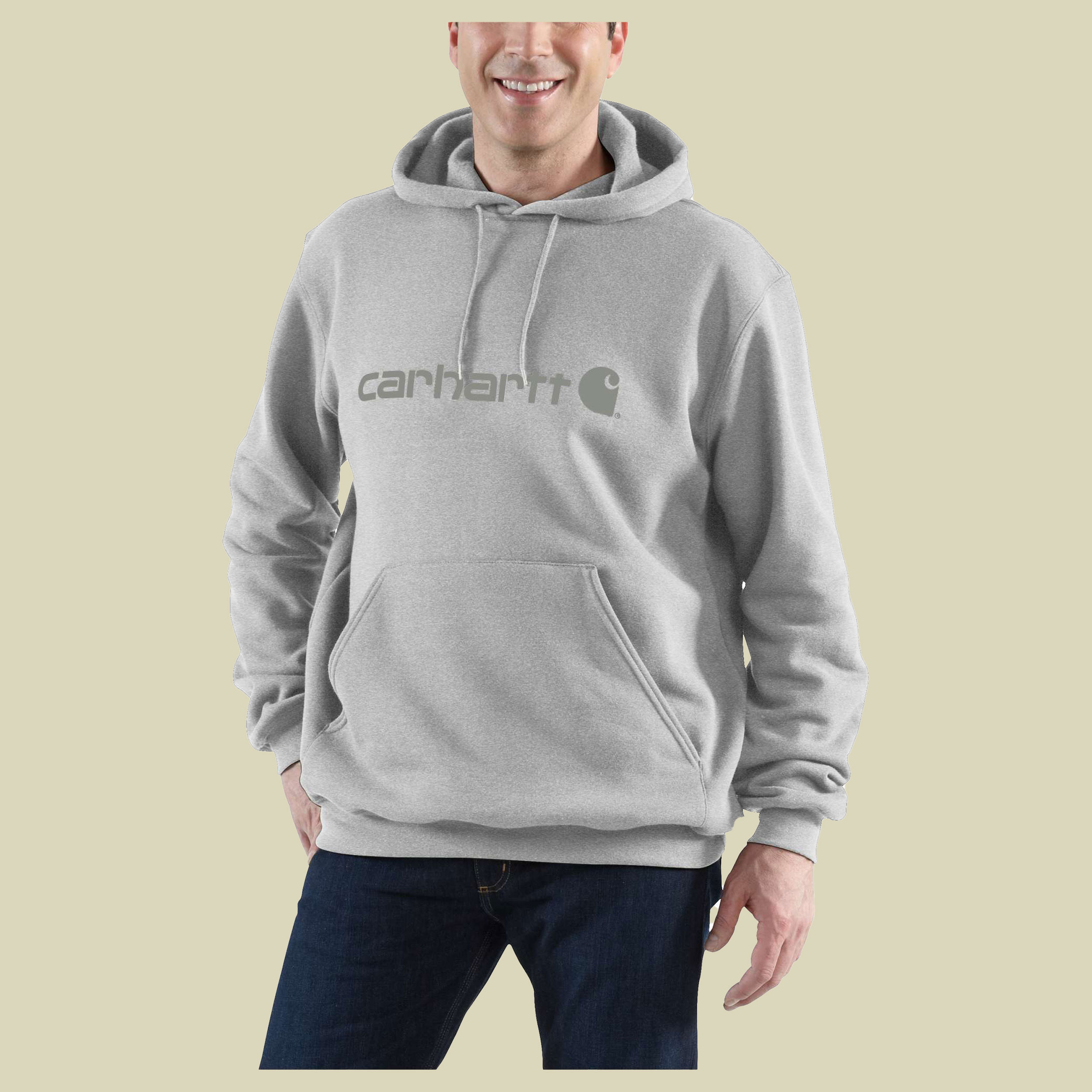 Signature Logo Sweatshirt Men M grau 4 - Farbe heather gray/gray