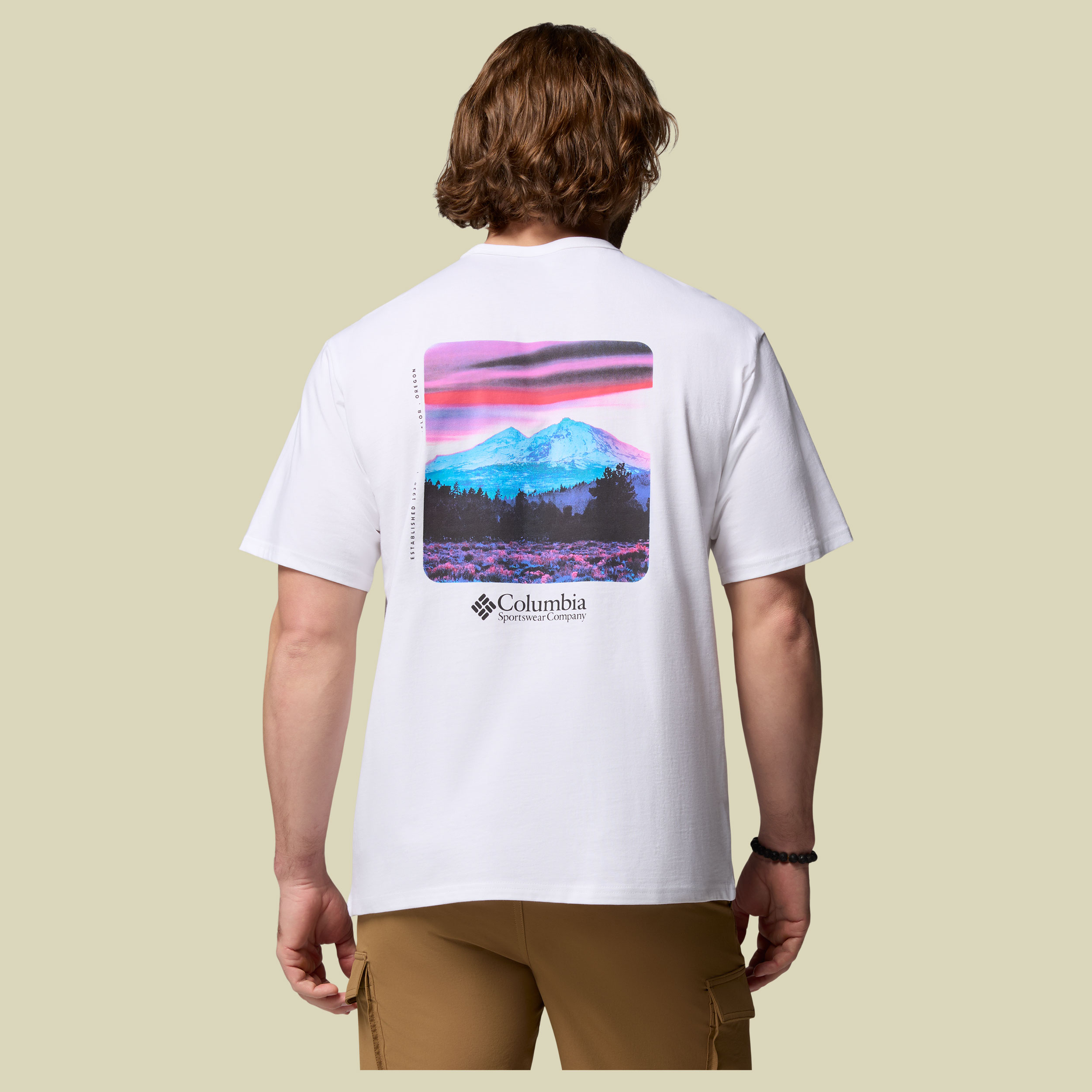 CSC Heavyweight Back Graphic T-Shirt Men XL weiß - white, photoreal CMYK