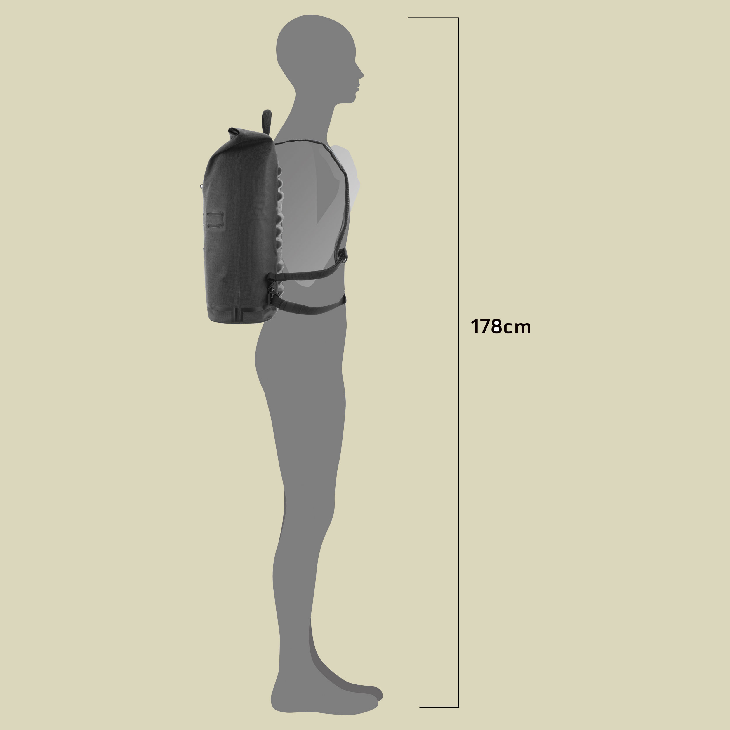 Commuter Daypack Urban 27 L grau - pepper