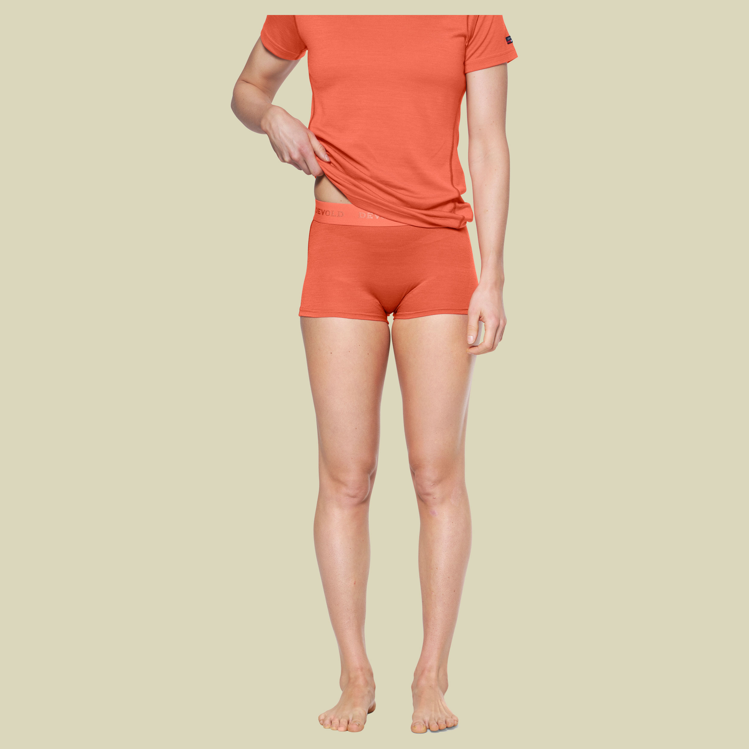 Breeze Merino 150 Hipster Women rot XL - coral