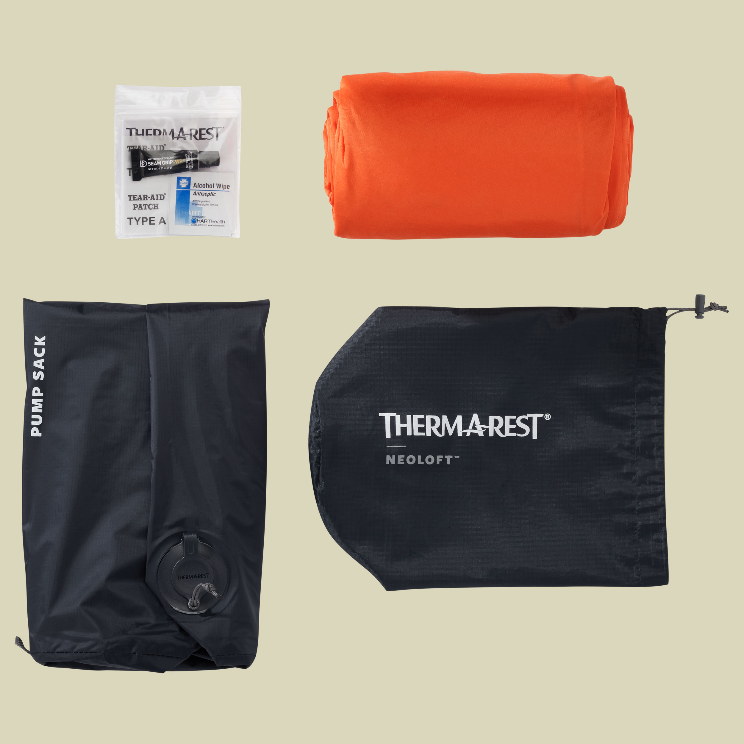 NeoLoft 198 x 66 cm (L) orange - ember