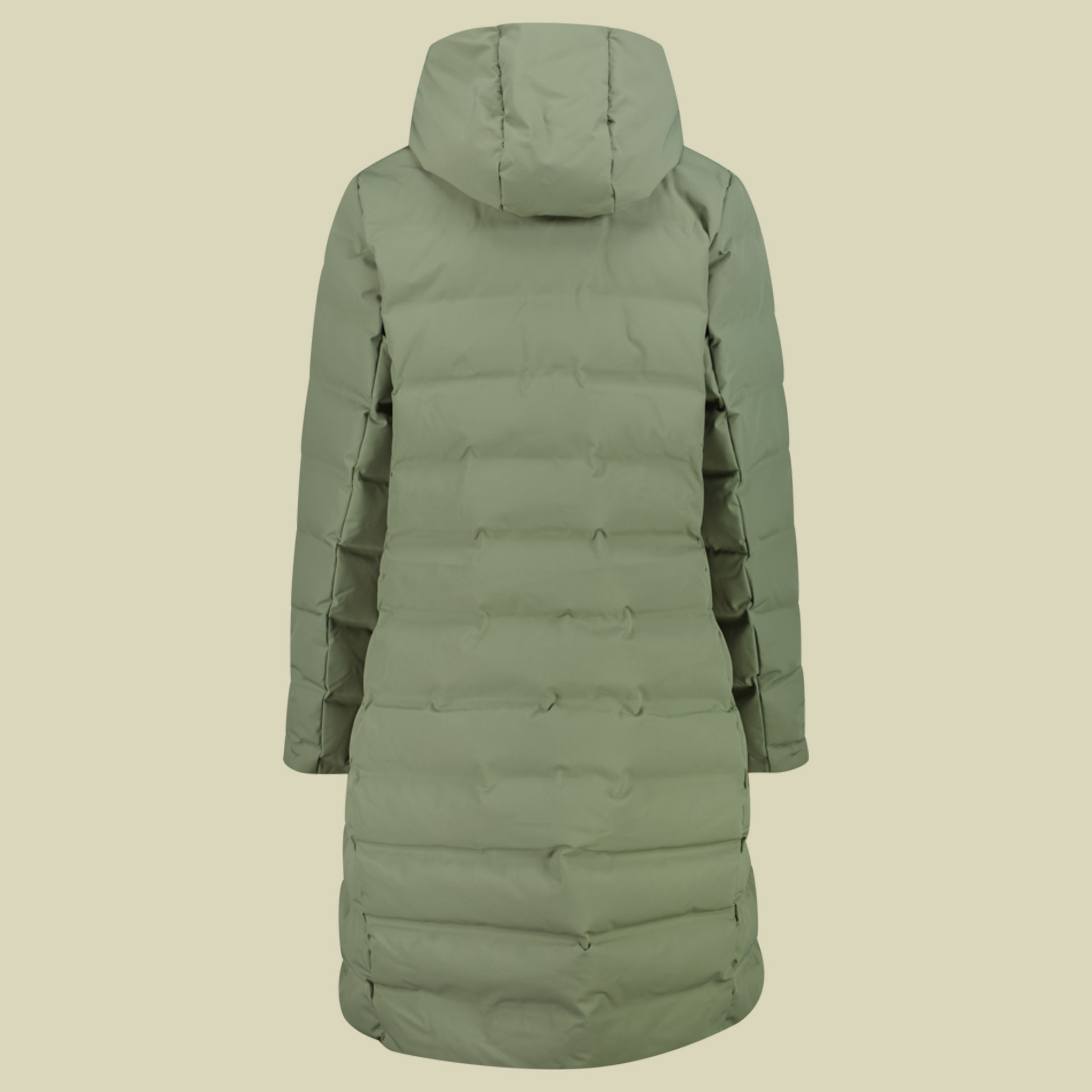 Woman Coat Fix Hood 35K3676 36 green tea E624