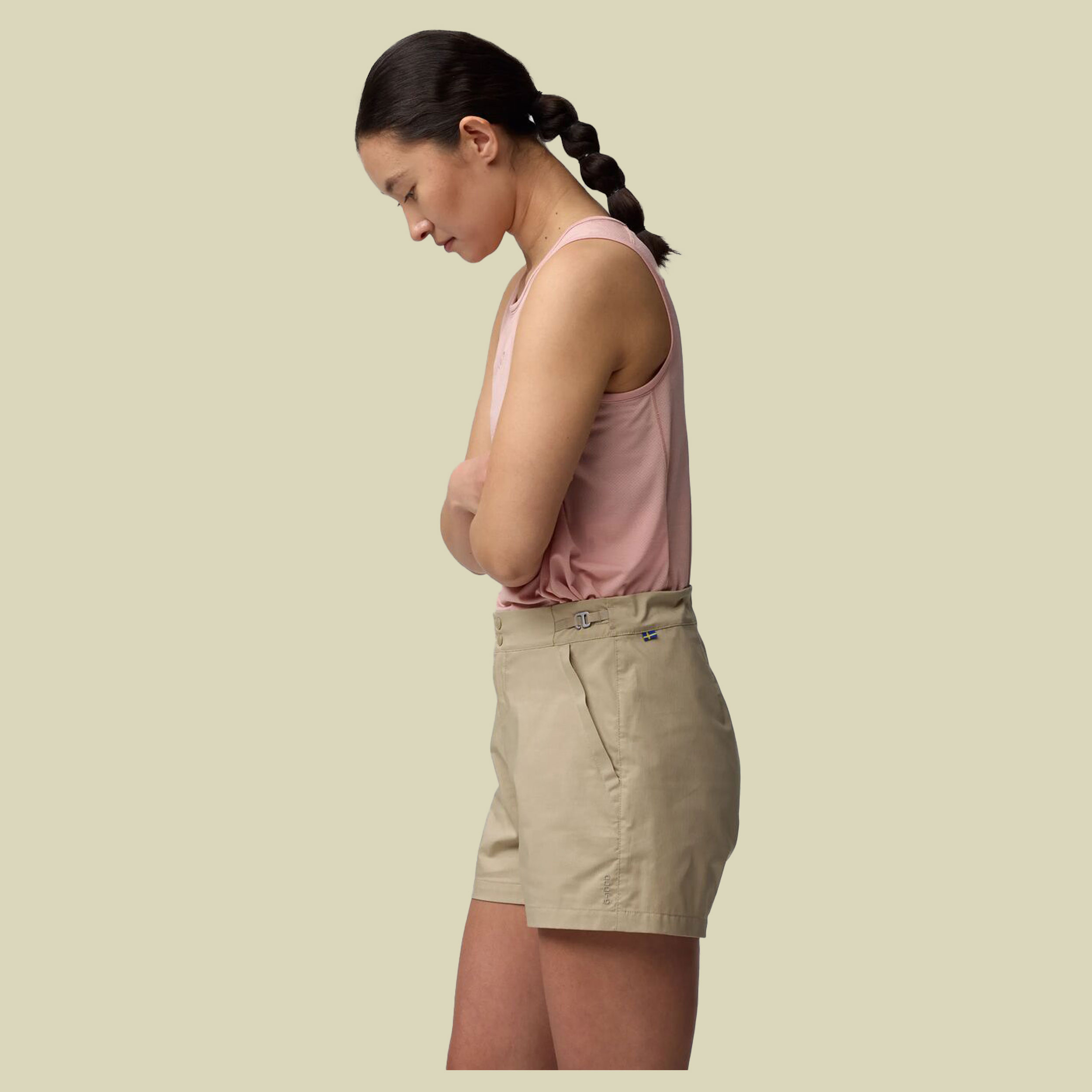 Abisko Hike Shorts Women 38 braun - fossil