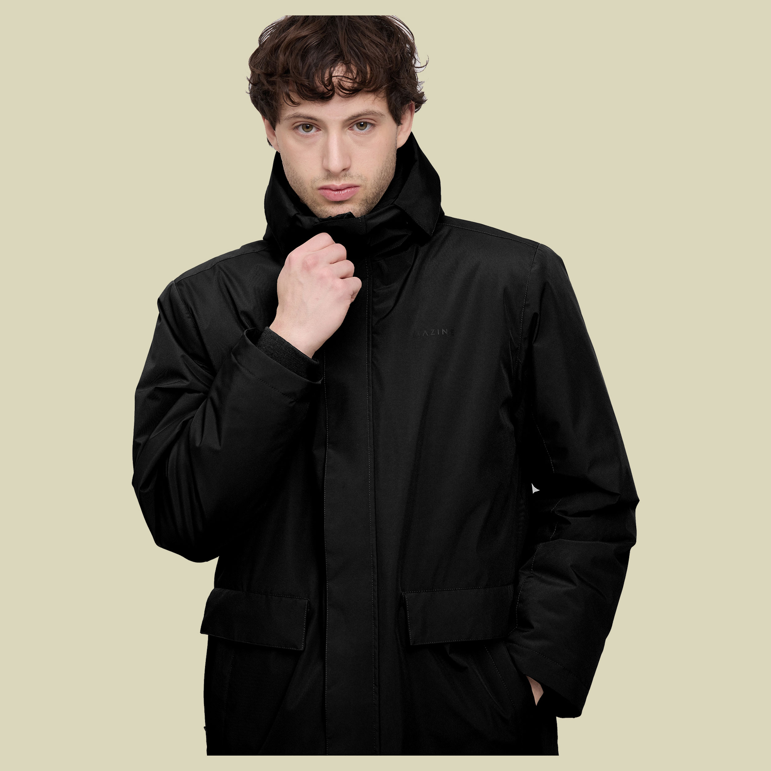 Padded Parka Men XL schwarz - black