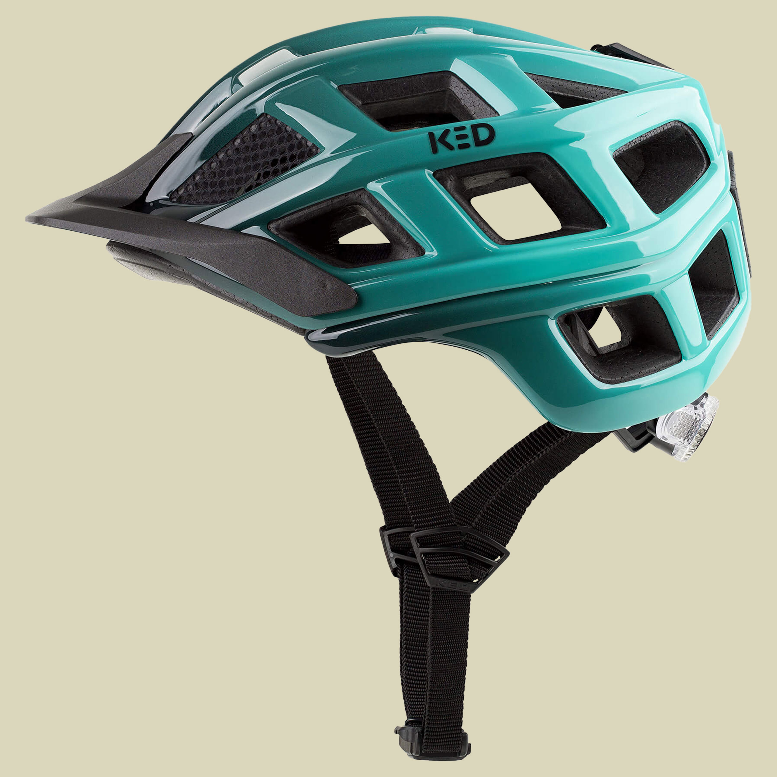 Crom türkis M 52-58 cm - Farbe mint-black glossy