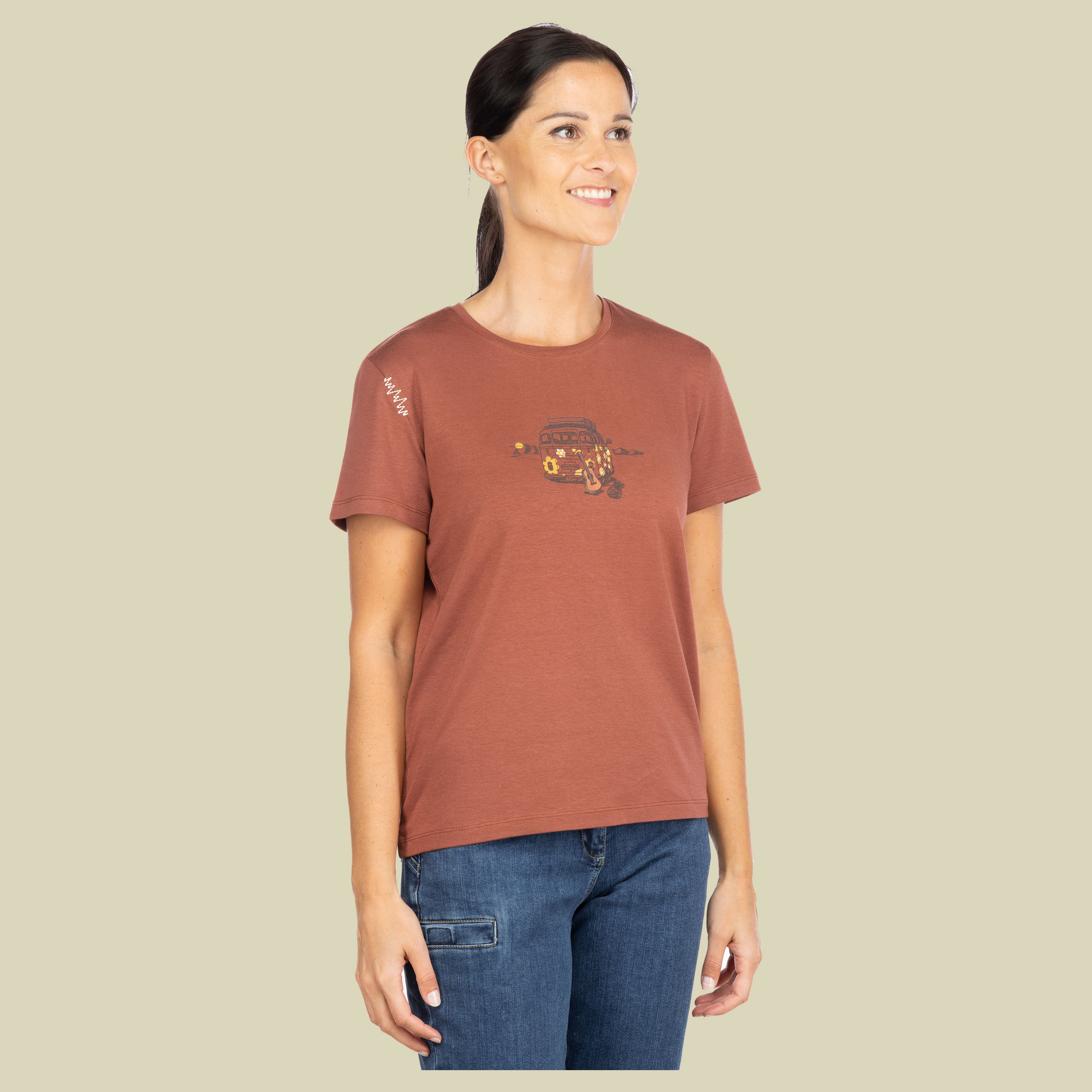 Iseo Out in Nature T-Shirt Women 40 rot- brick