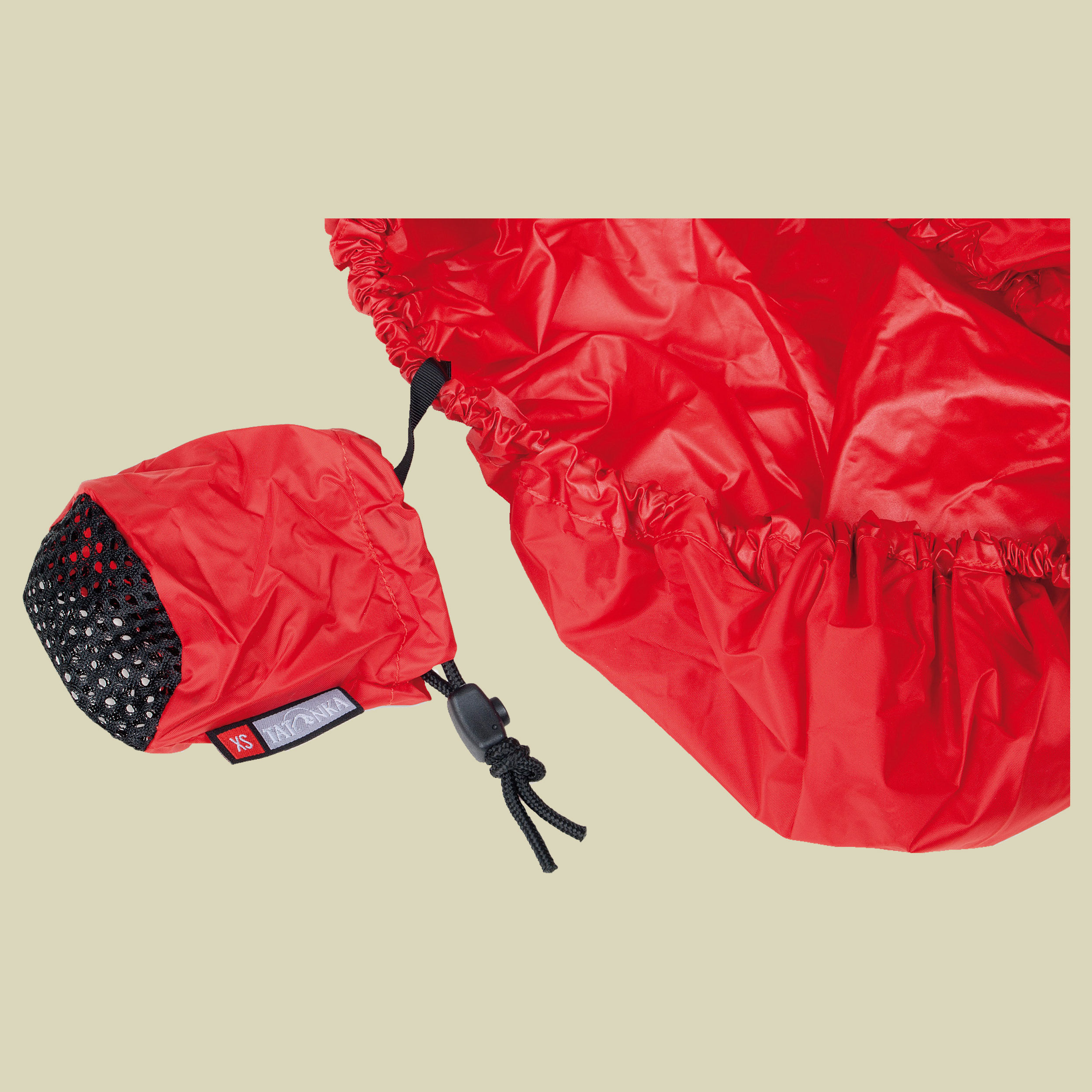 Rain Flap XS Größe XS Farbe red