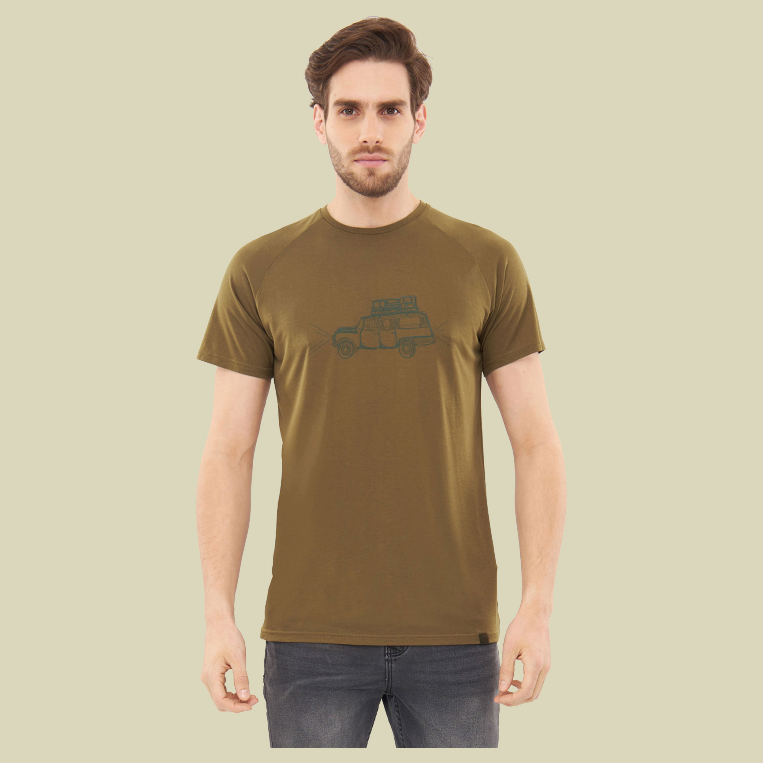T-Shirt Likelo Bamboo Men XXL grün - olive