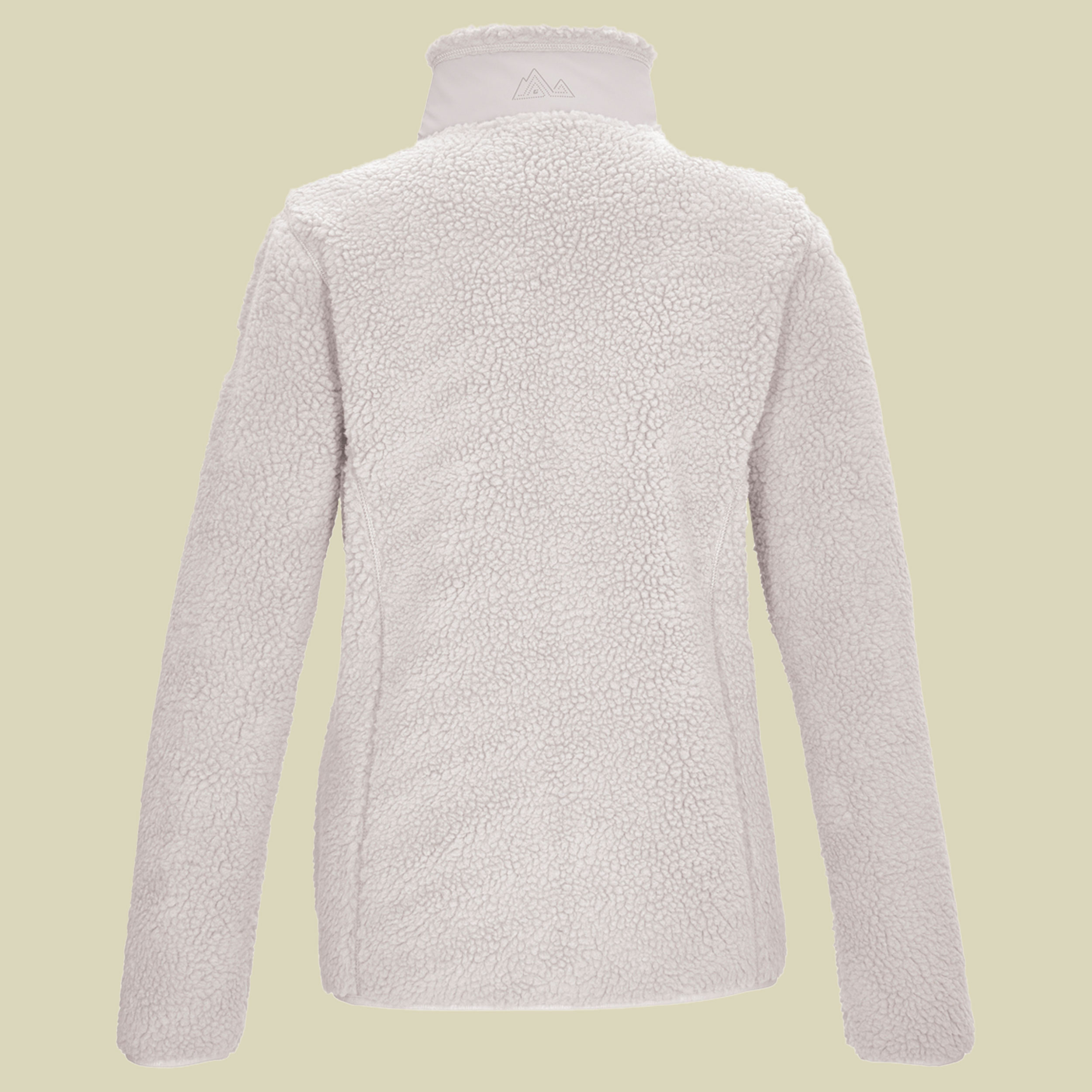 Sherpa Fleecejacke mit Stehkragen 40 weißer sand