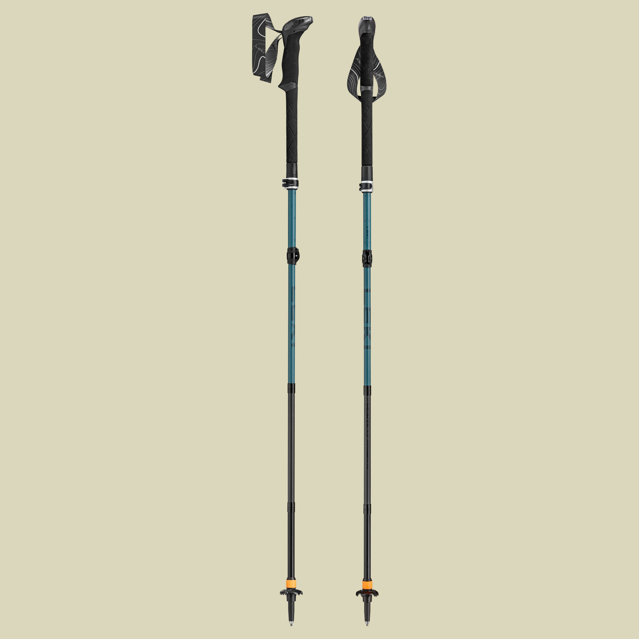Makalu FX Carbon AS Länge 110 - 130 cm Farbe greenblue light-greenblue dark-black