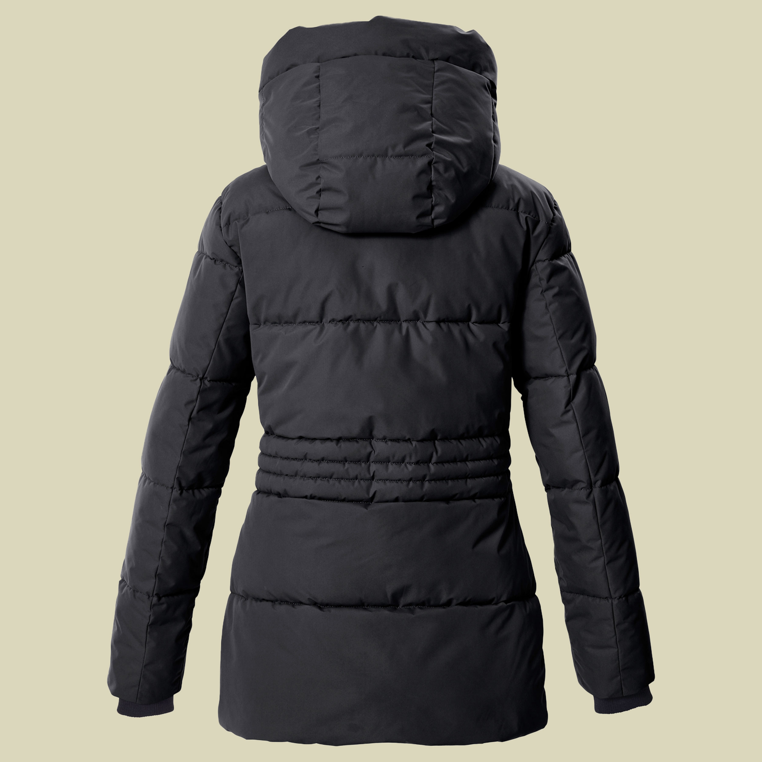 Steppjacke mit Kapuze 38 schwarz